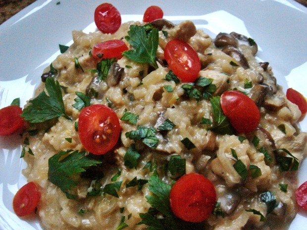 Easy chicken u0026 mushroom risotto recipes Easy chicken u0026 mushroom risotto recipes