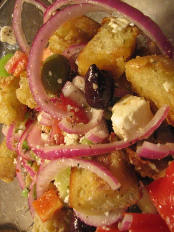 barefoot contessas greek panzanella recipe - food barefoot contessas greek panzanella recipe - food