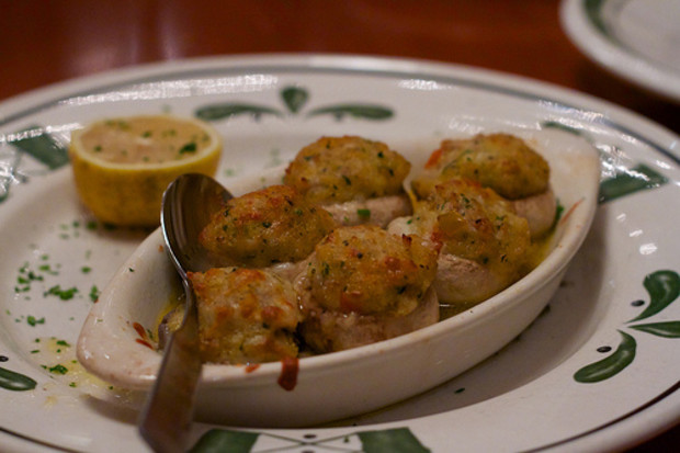 Where can you find the Olive Garden garlic butter recipe?