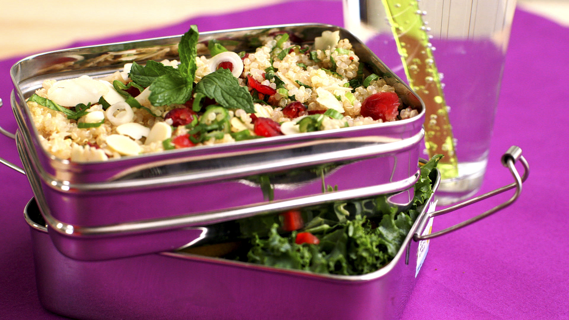 Cranberry-Almond Quinoa Salad