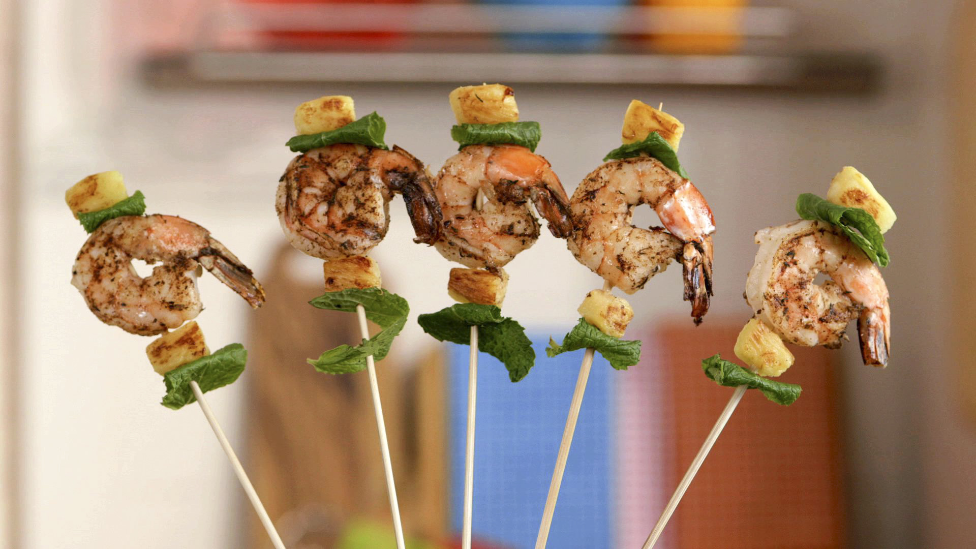 Caribbean Shrimp Skewers