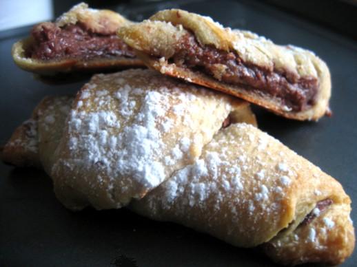 Milk Chocolate Rolled Crescents
