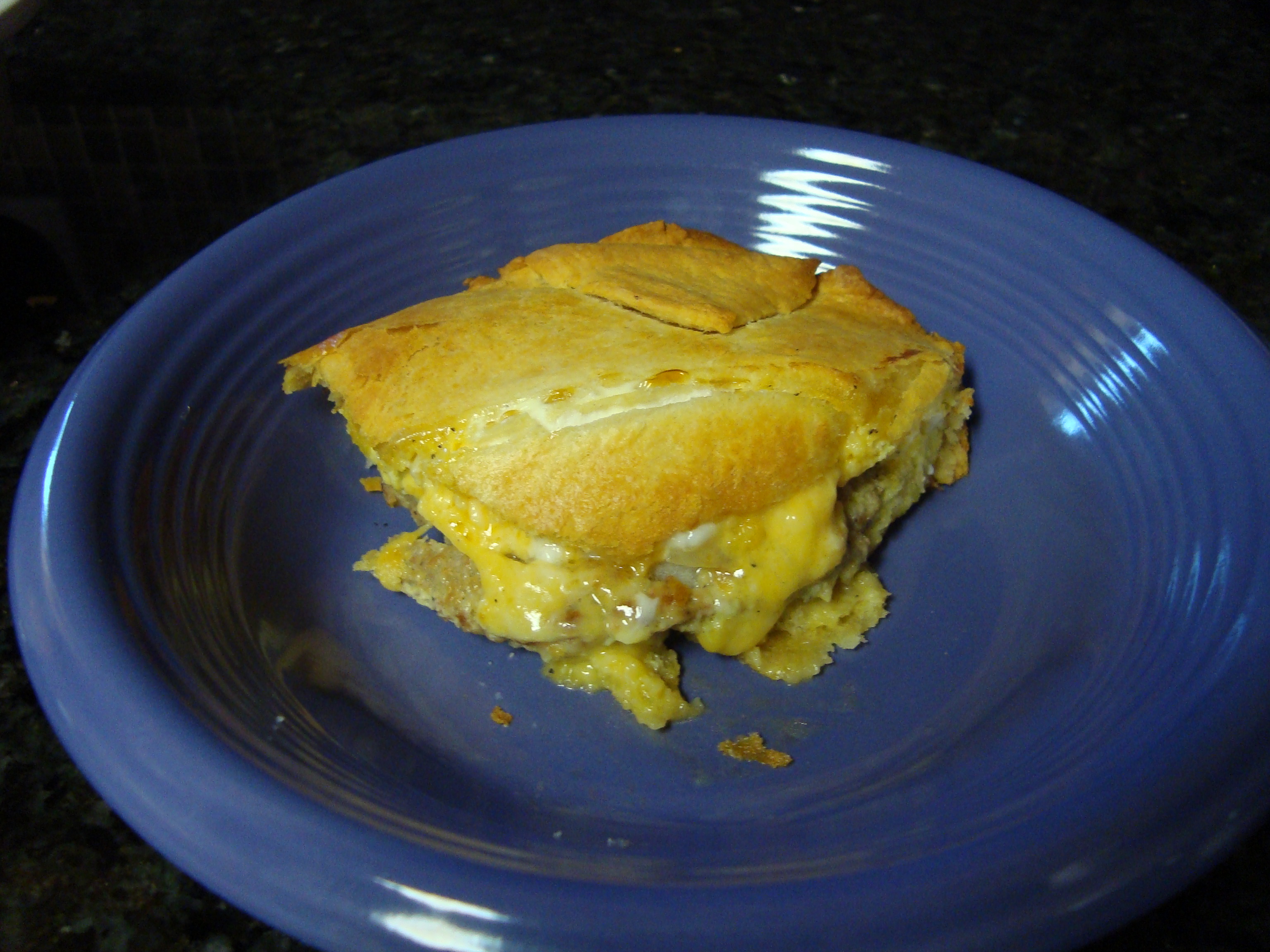 Sausage Crescent Breakfast Casserole