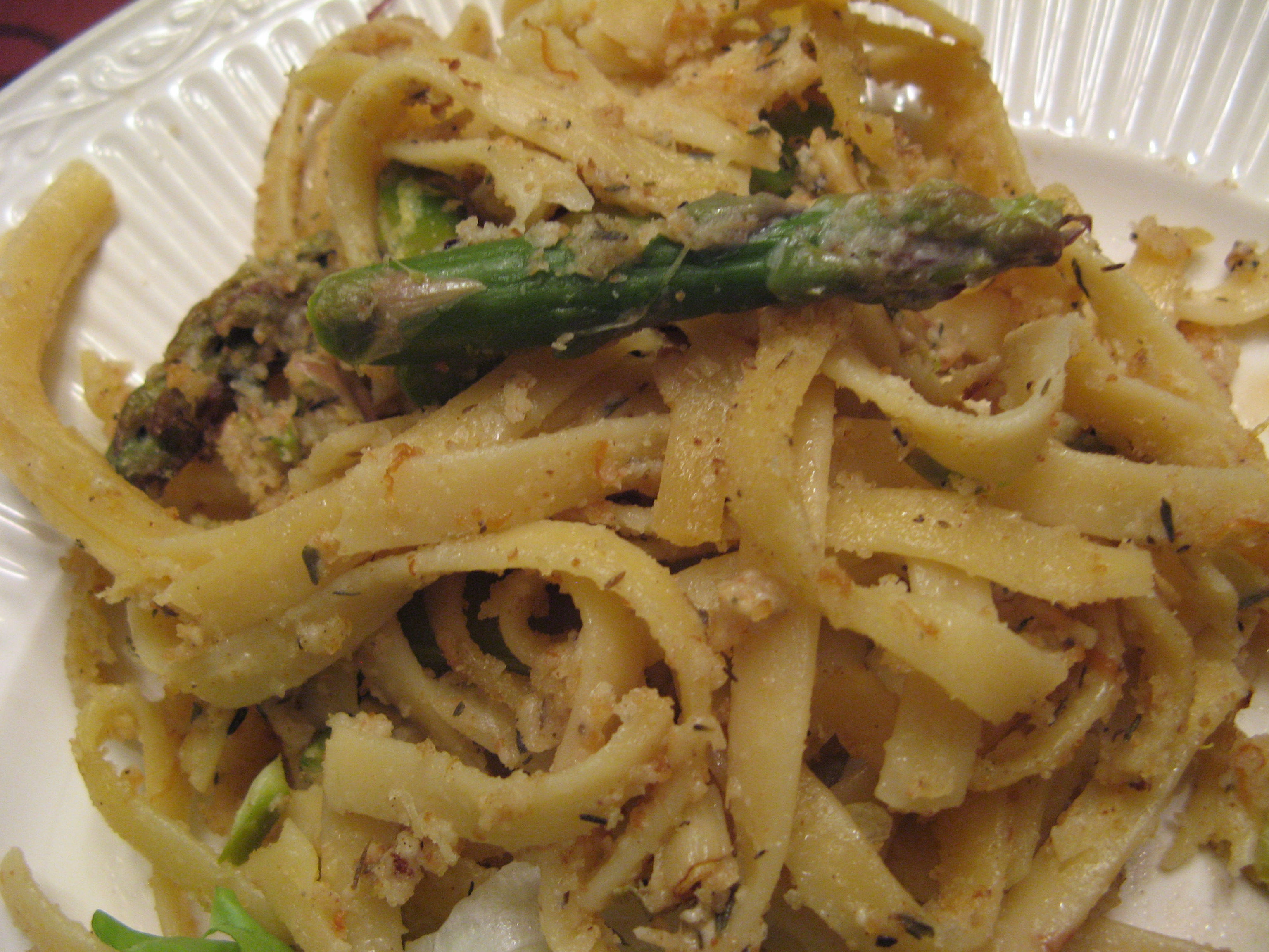 Baked Pasta With Asparagus, Lemon, And Mascarpone