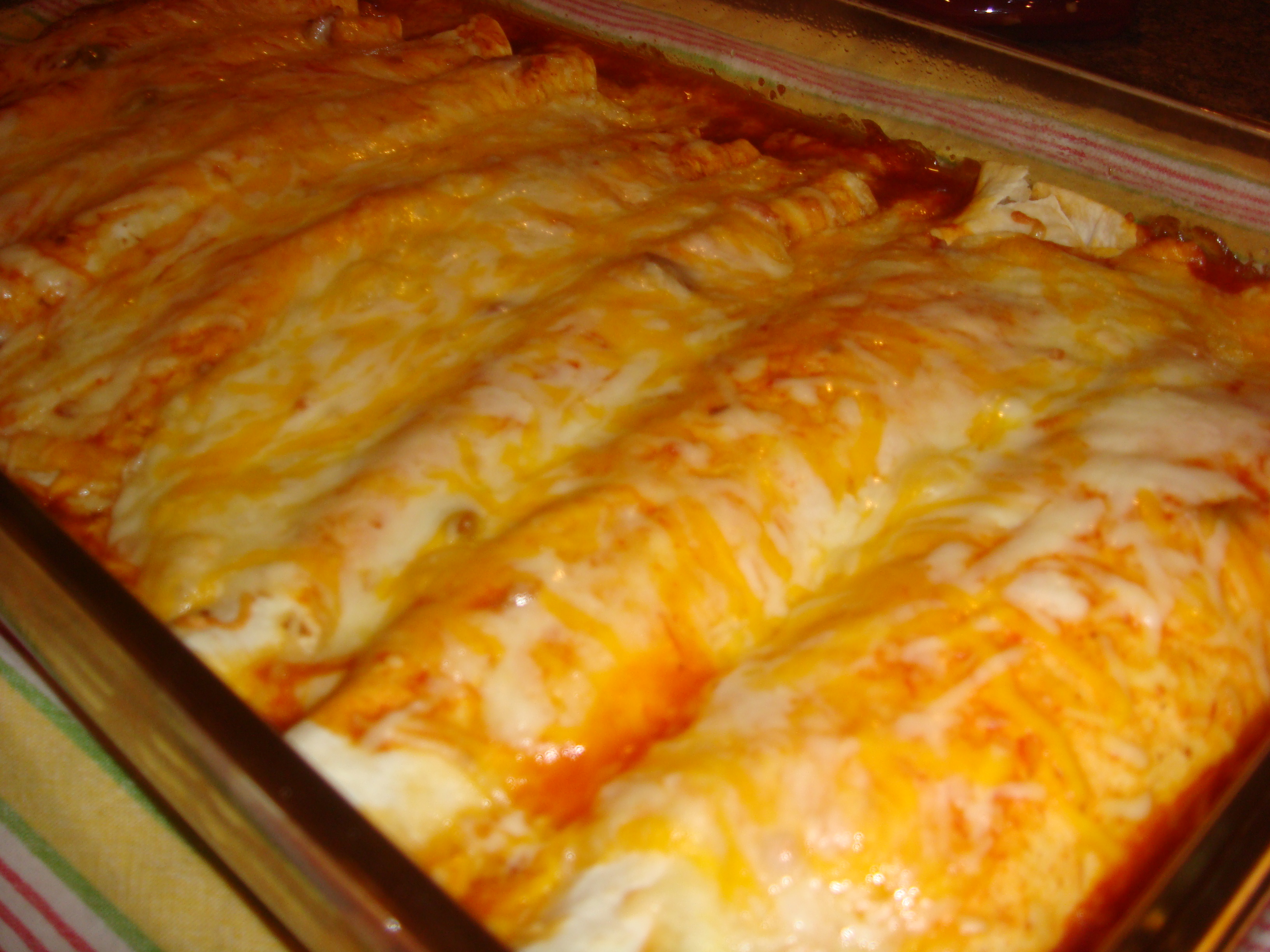 Three Cheese Enchiladas