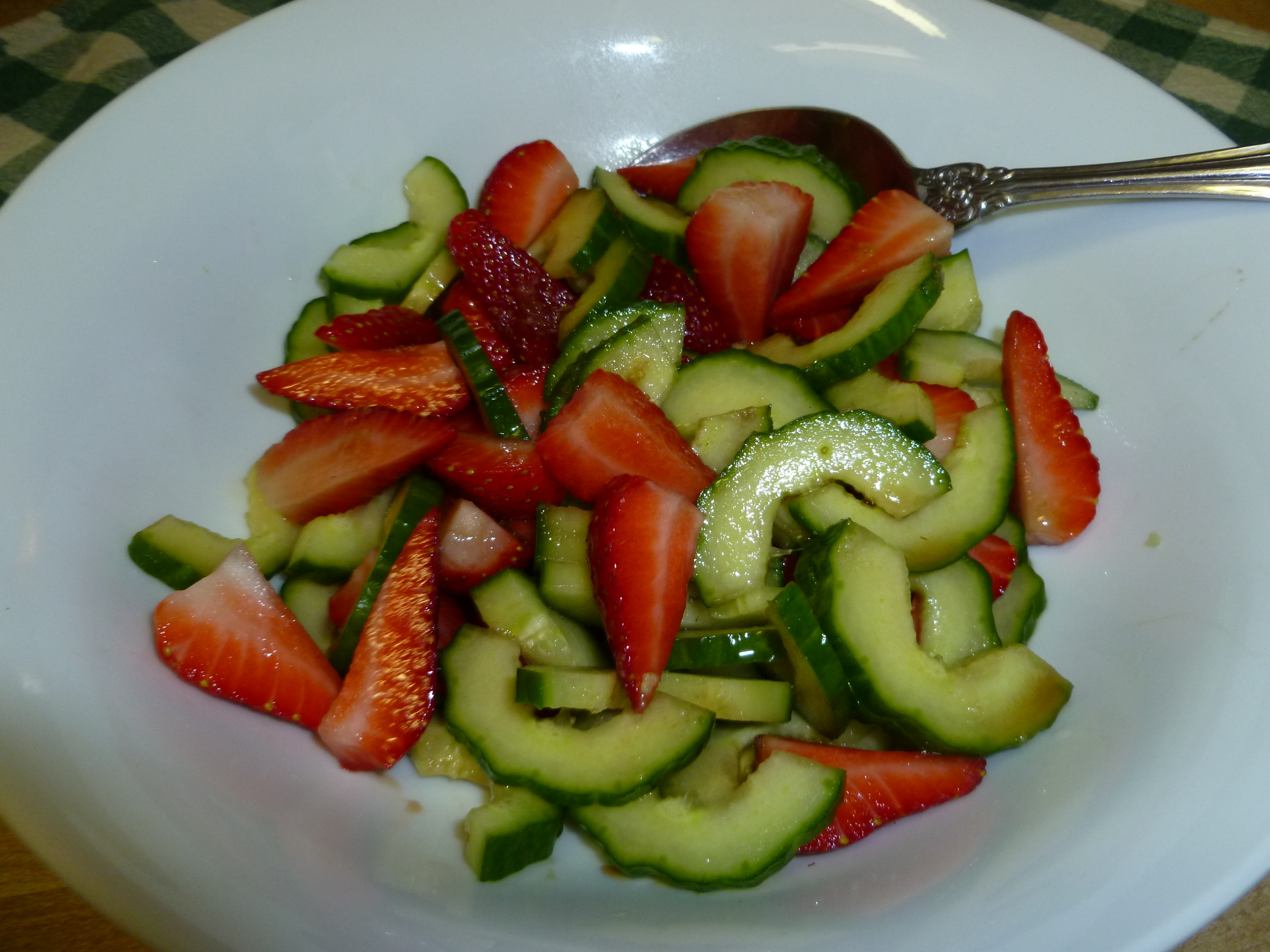 Strawberry Cucumber Salad