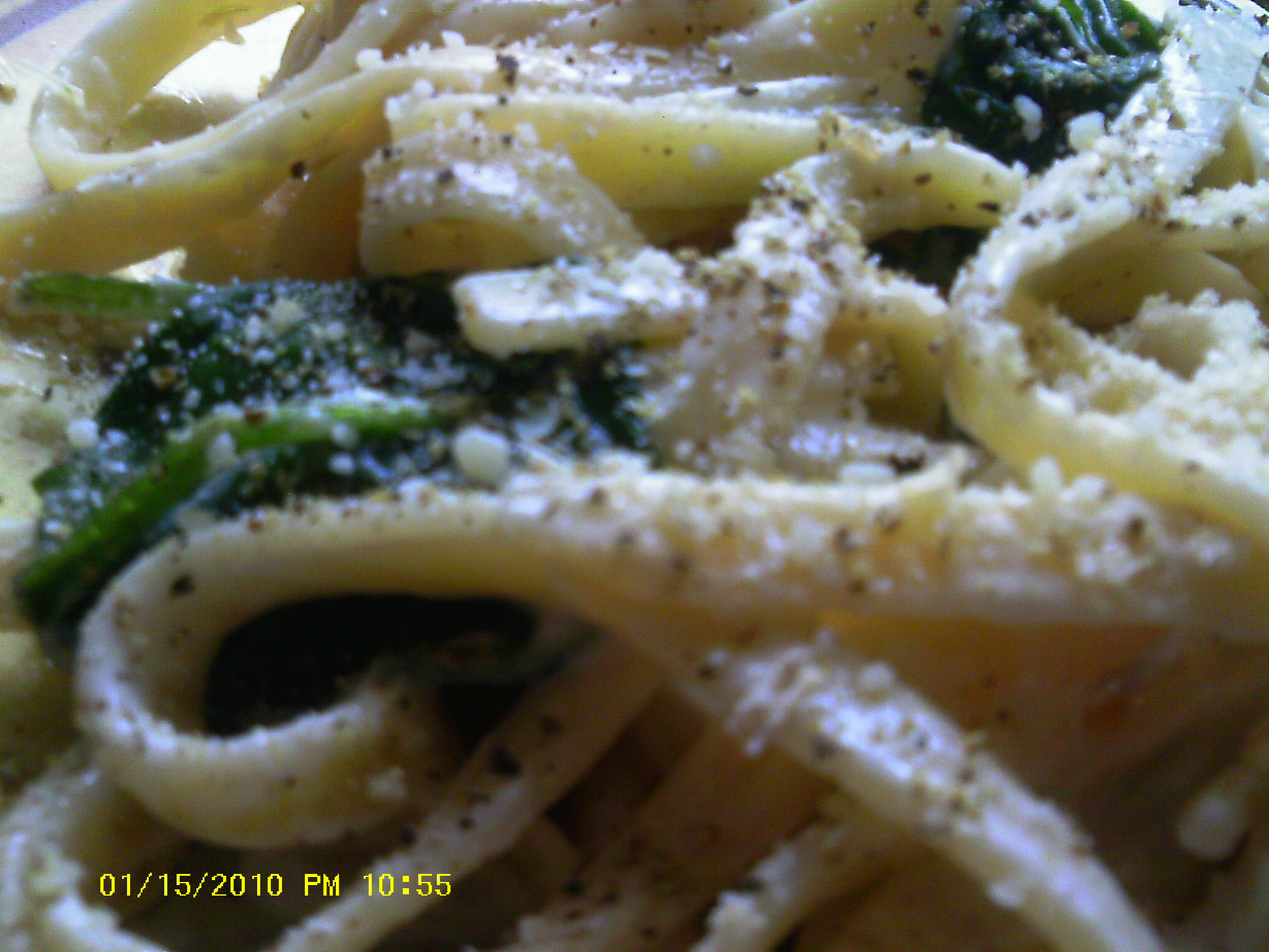 Spinach Fettuccine