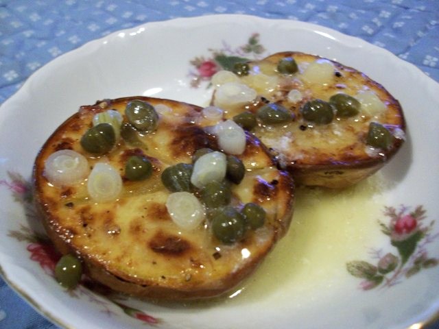 Red Potatoes Roasted With Lemon Caper Sauce