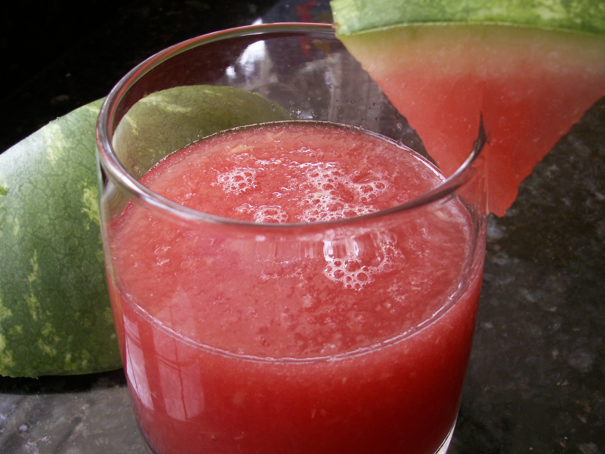 Watermelon Ginger Frosted Drink