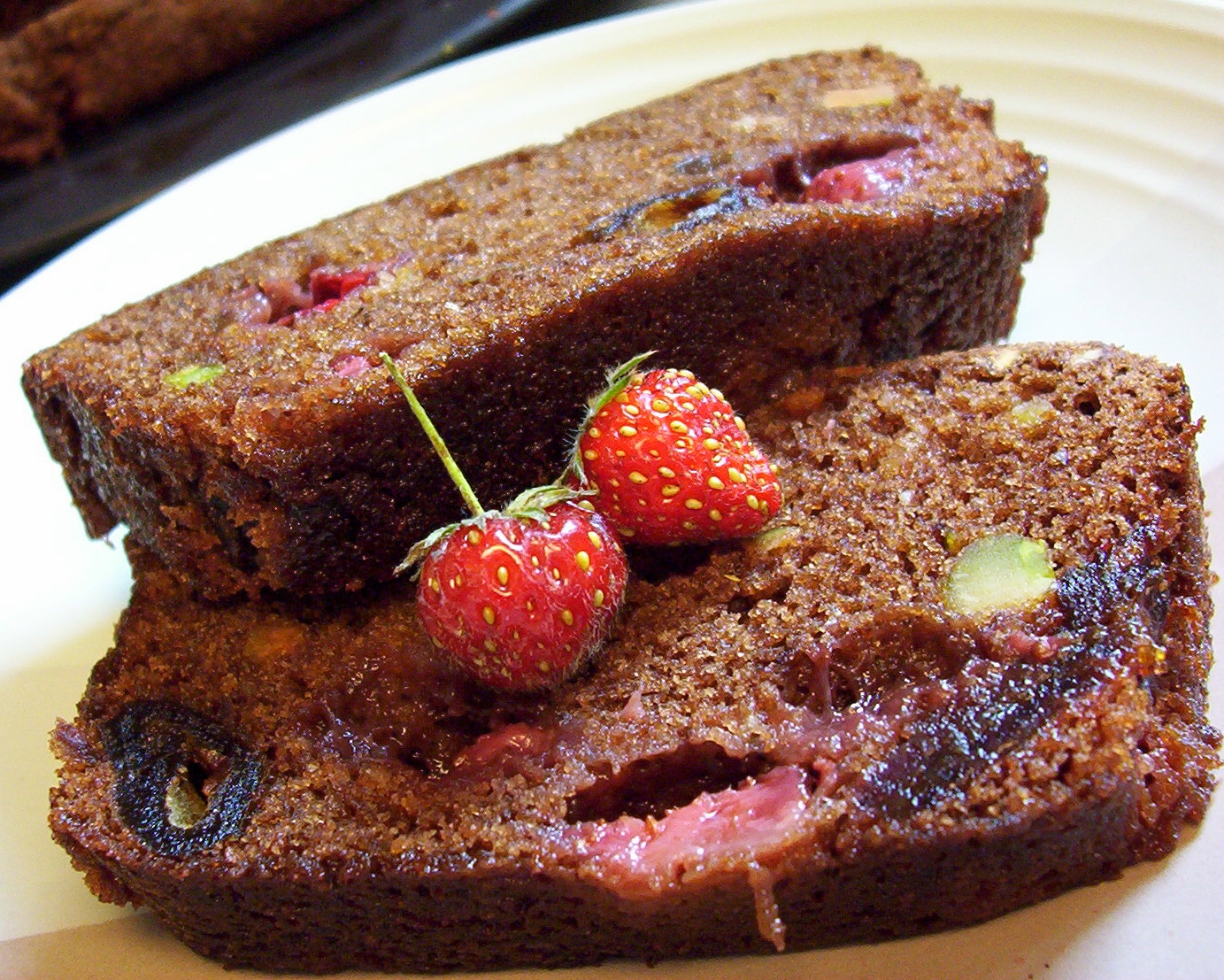 Chocolate-Strawberry Bread Mediterranean Style
