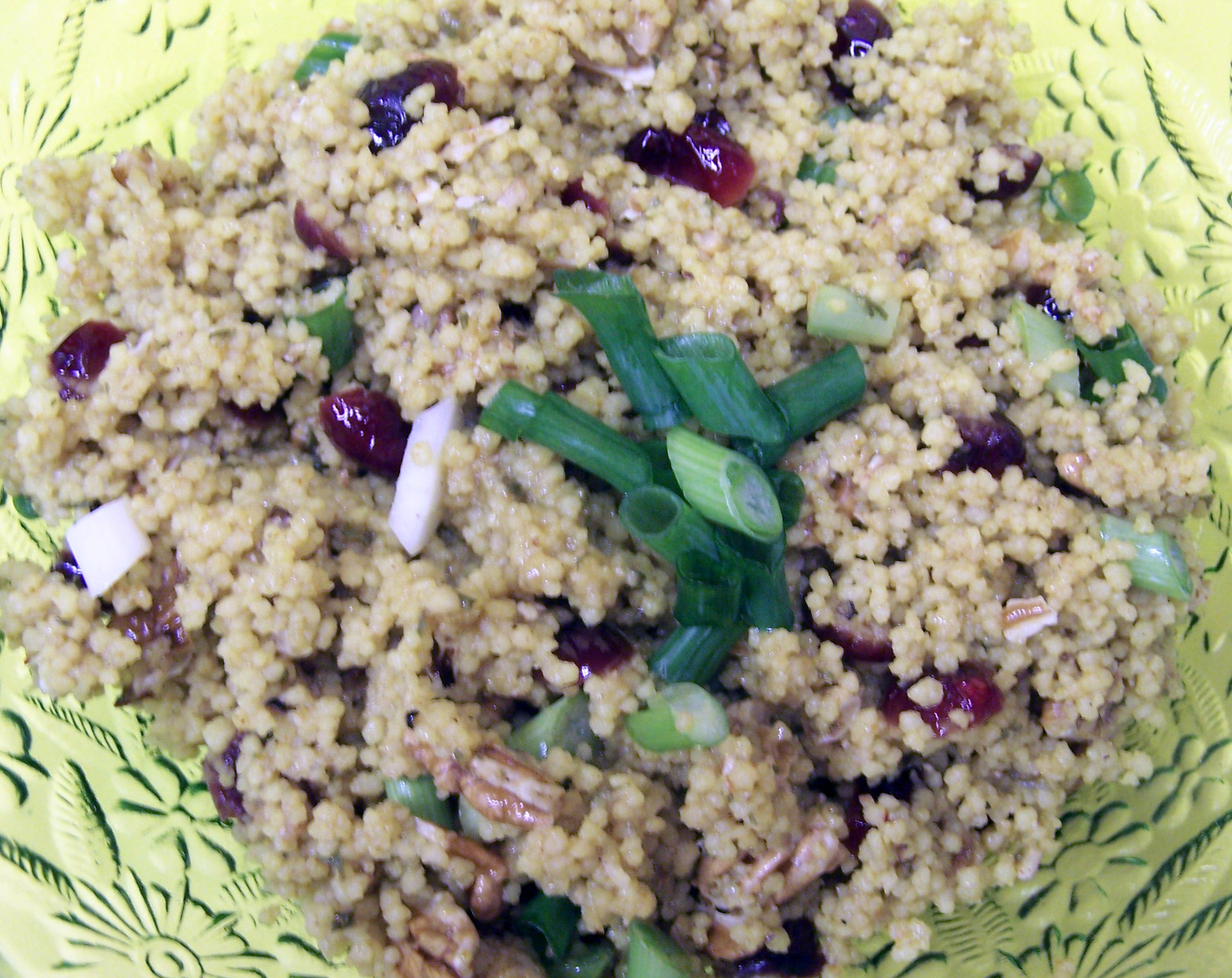 Curried Couscous With Dried Cranberries