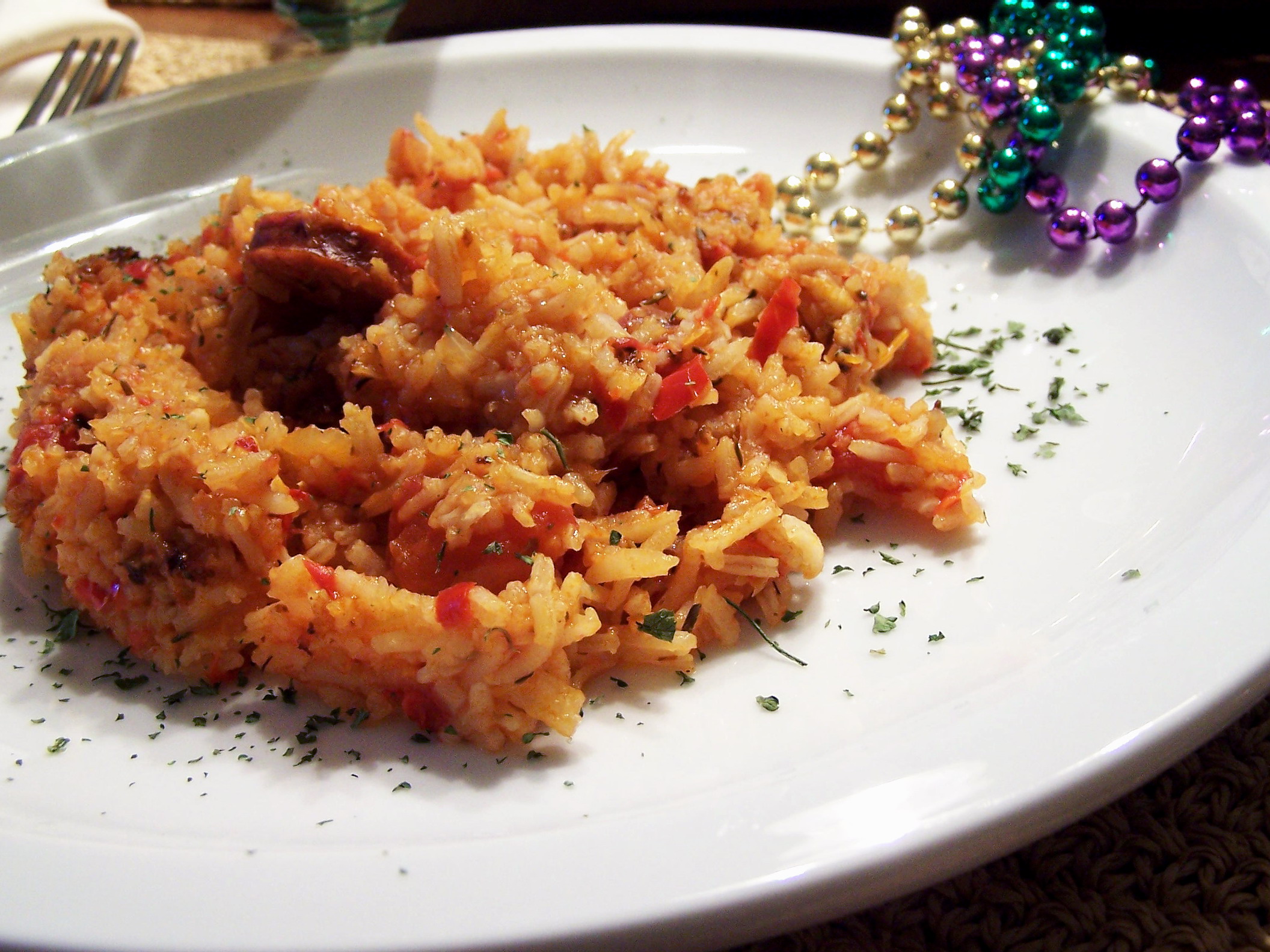 Jambalaya With Shrimp And Andouille Sausage
