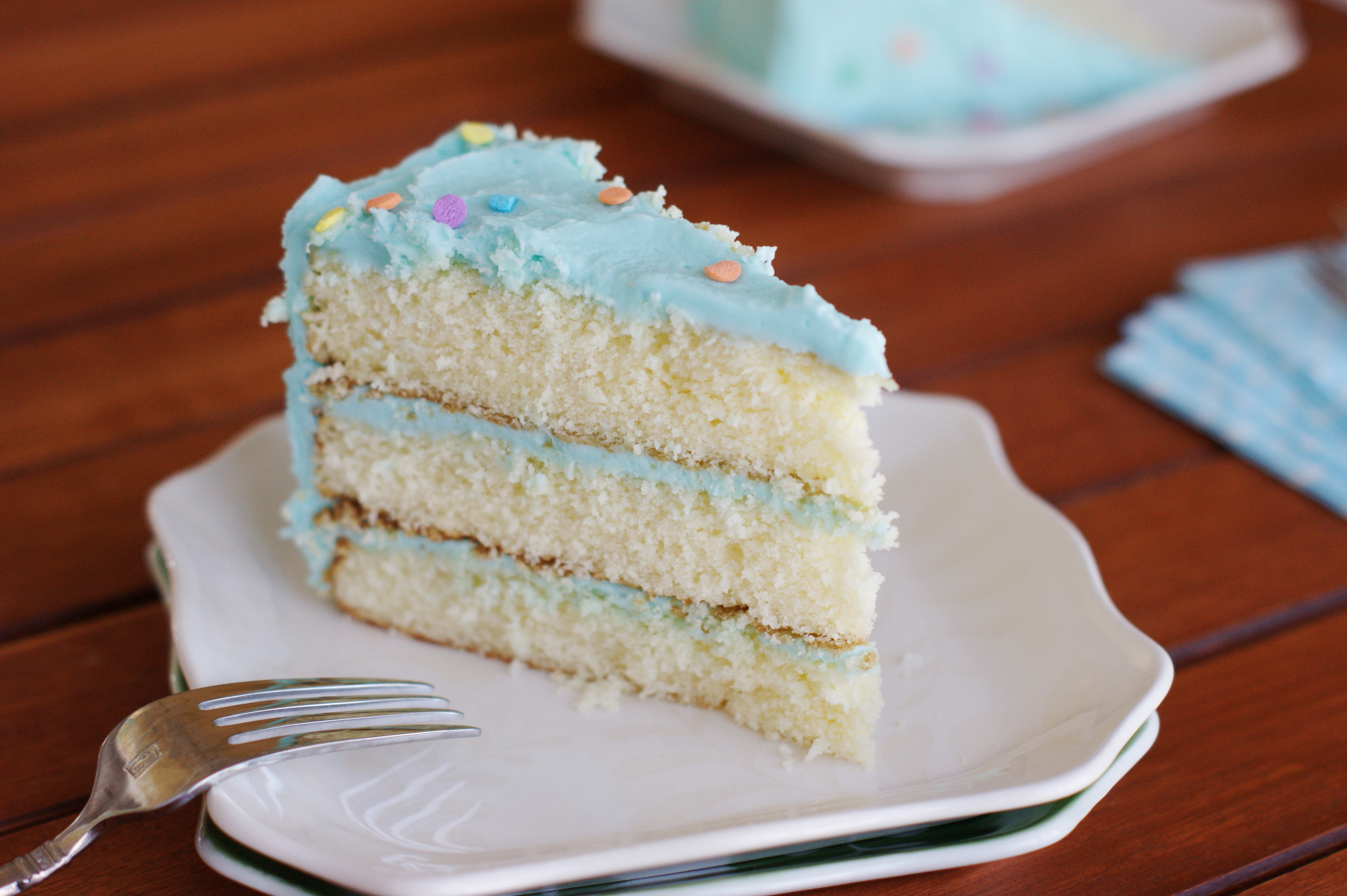 Magnolia Bakery’S Vanilla Birthday Cake And Frosting