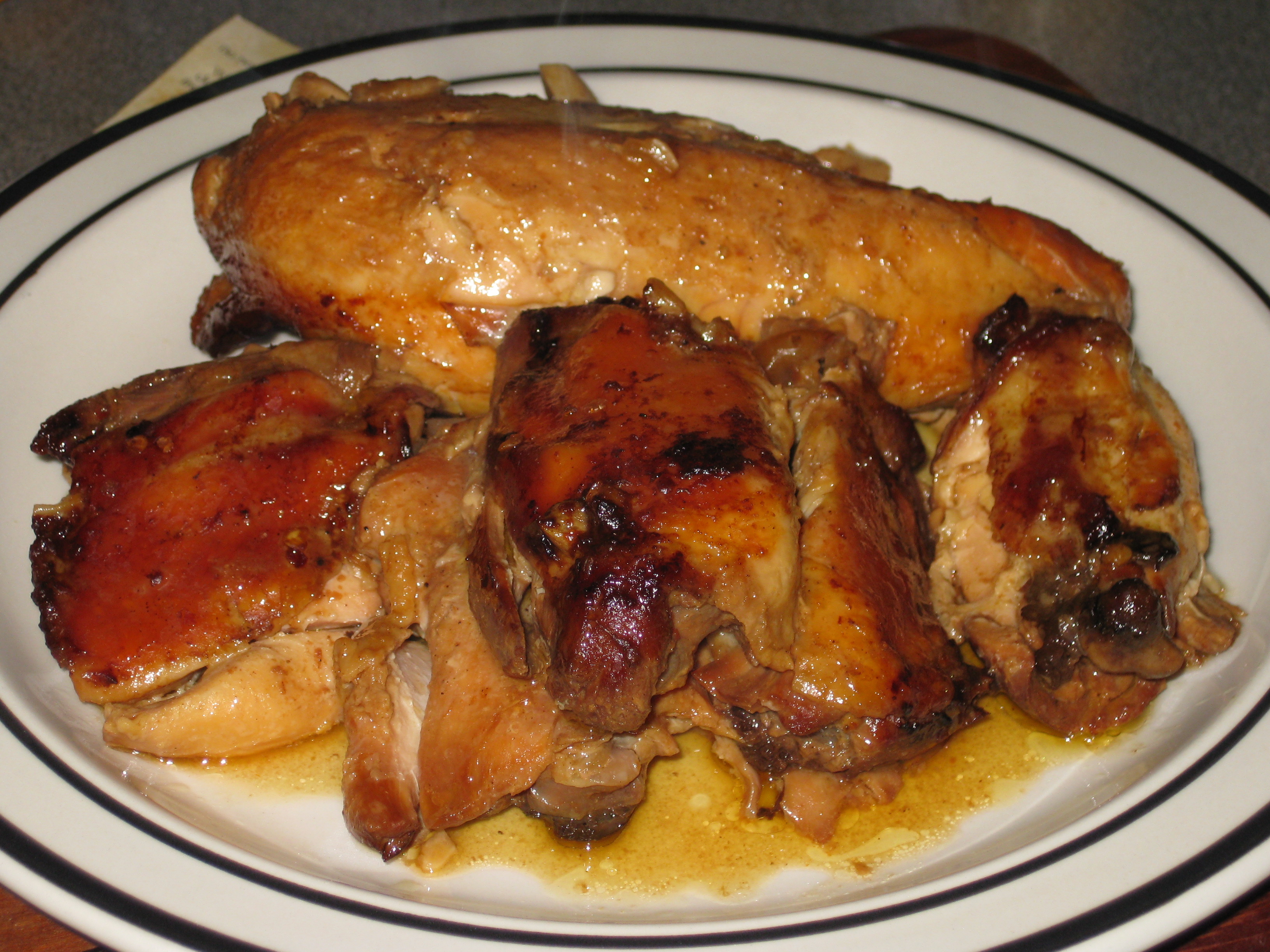 Crock Pot Oriental Chicken Thighs
