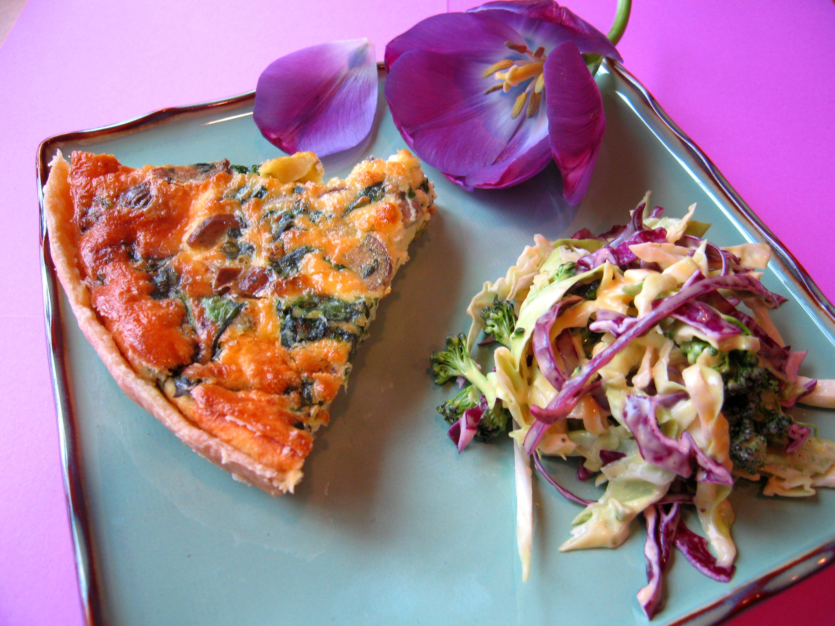 Spinach And Bacon Quiche