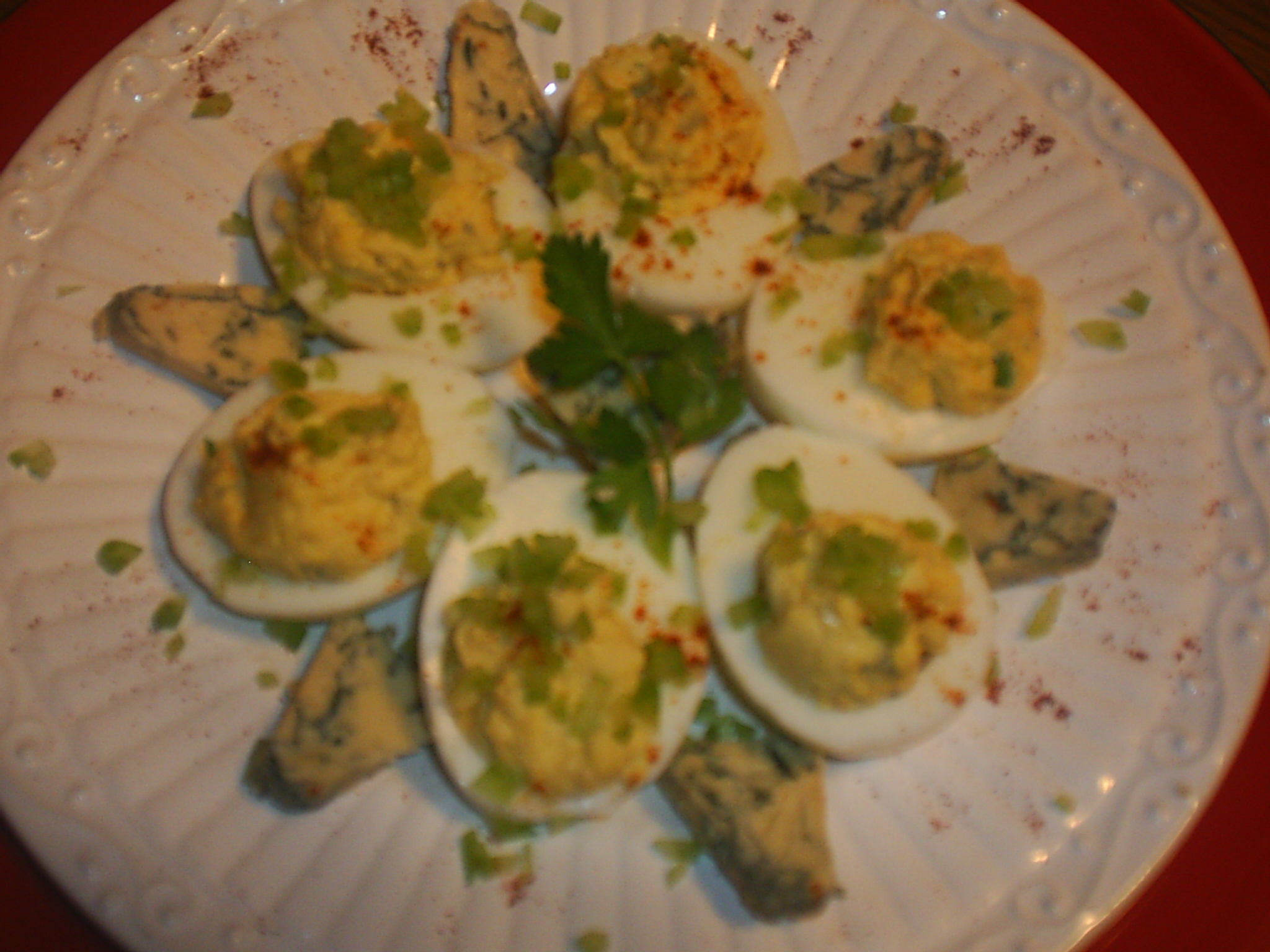 “buffalo” Stuffed Eggs