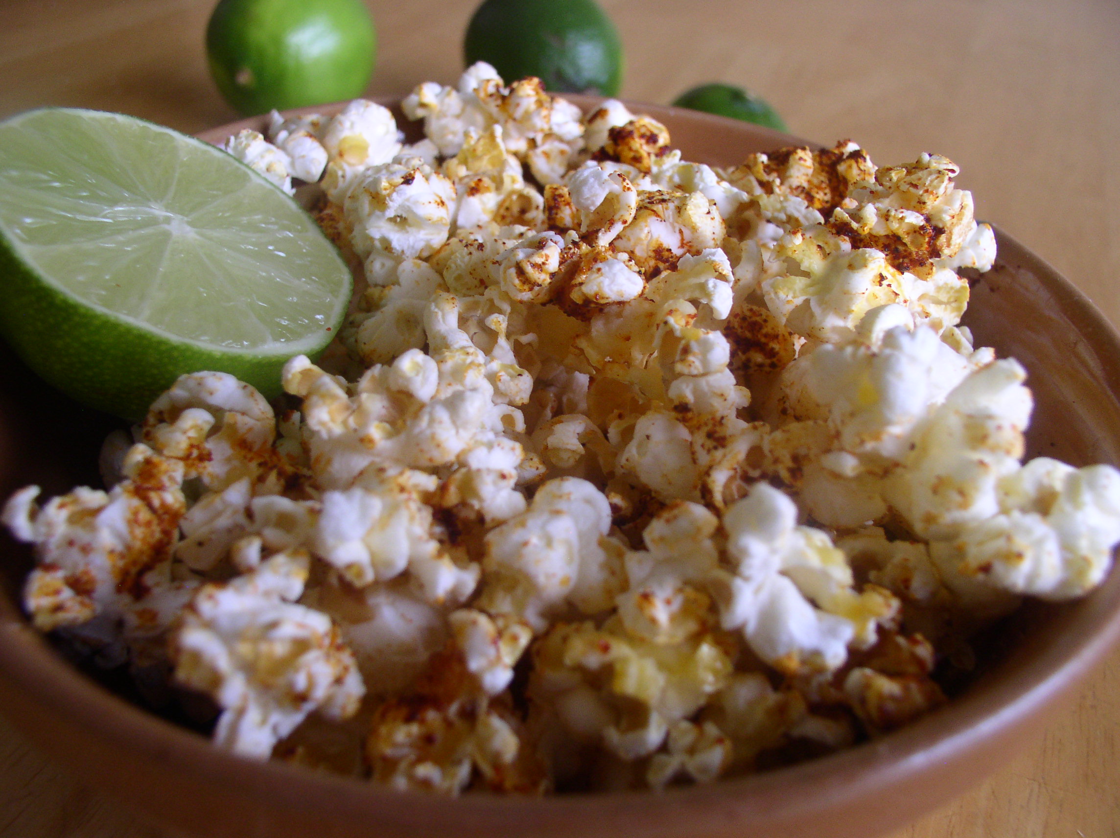Popcorn With Lime And Chili