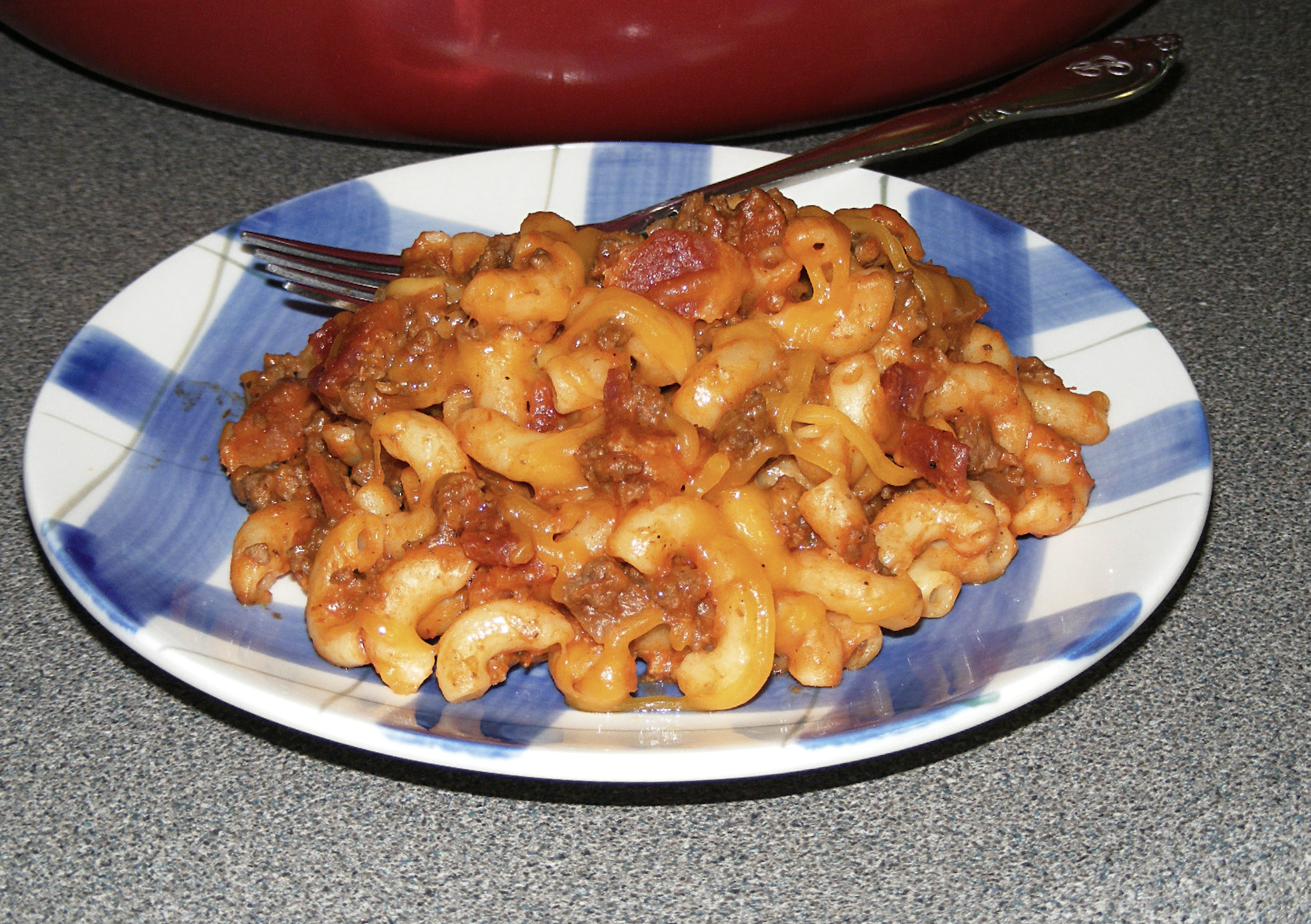 Bacon Cheeseburger Macaroni Skillet
