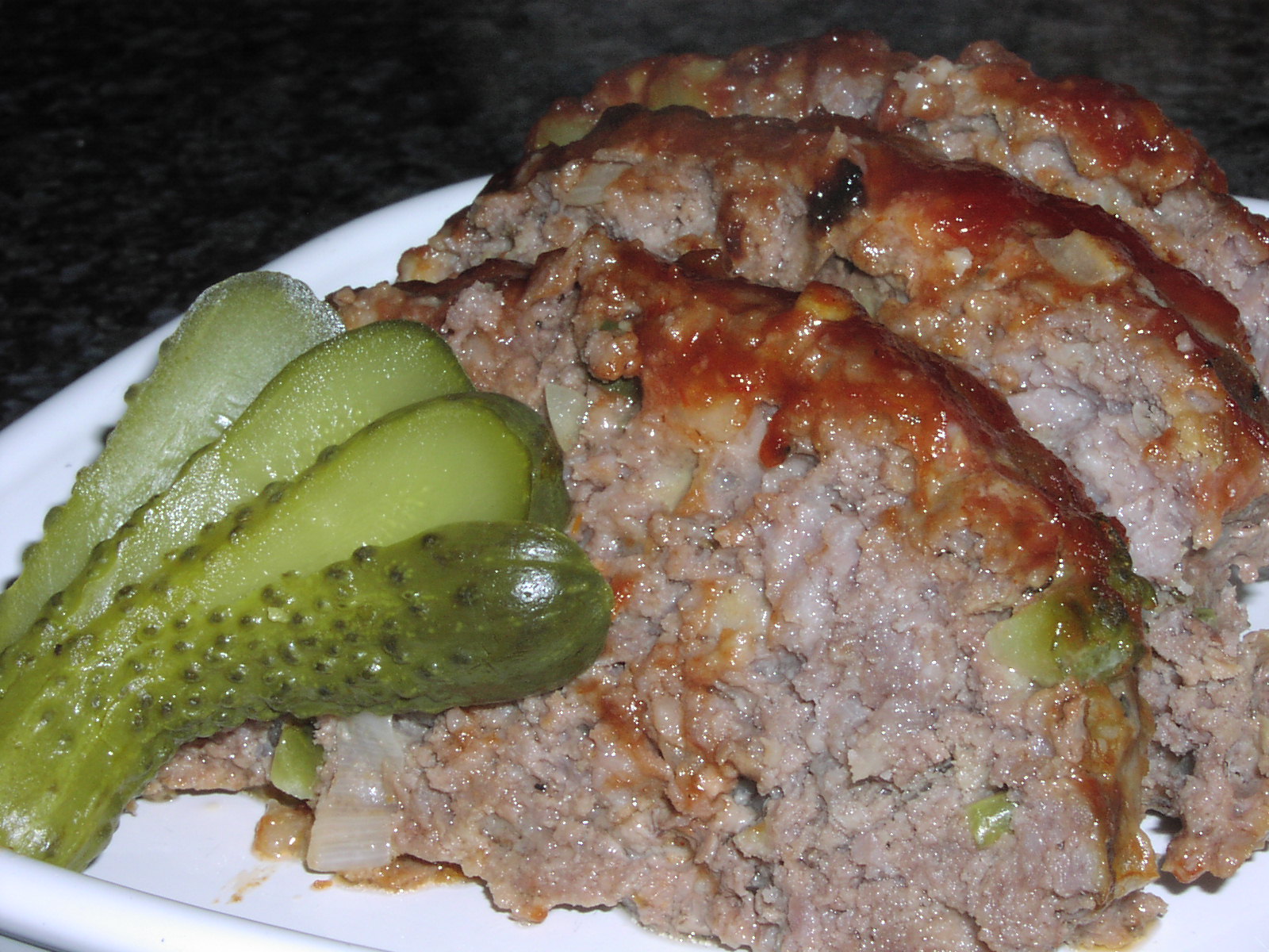 Gerry’S Meatloaf With Dill Pickle Sauce