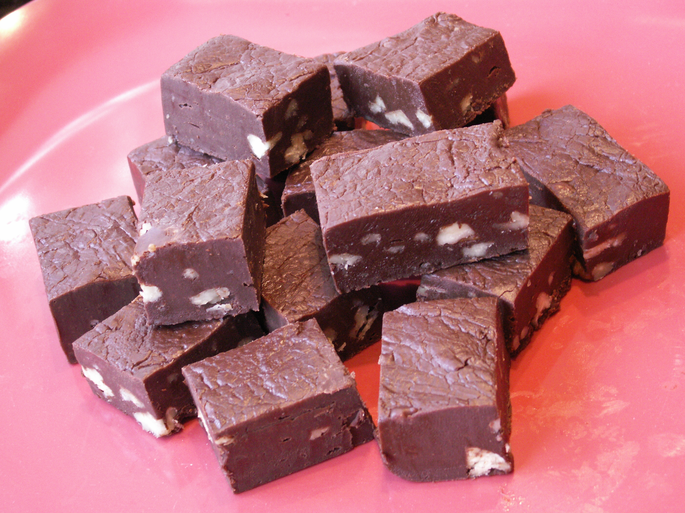 Fast Microwave Fudge- Nut Free