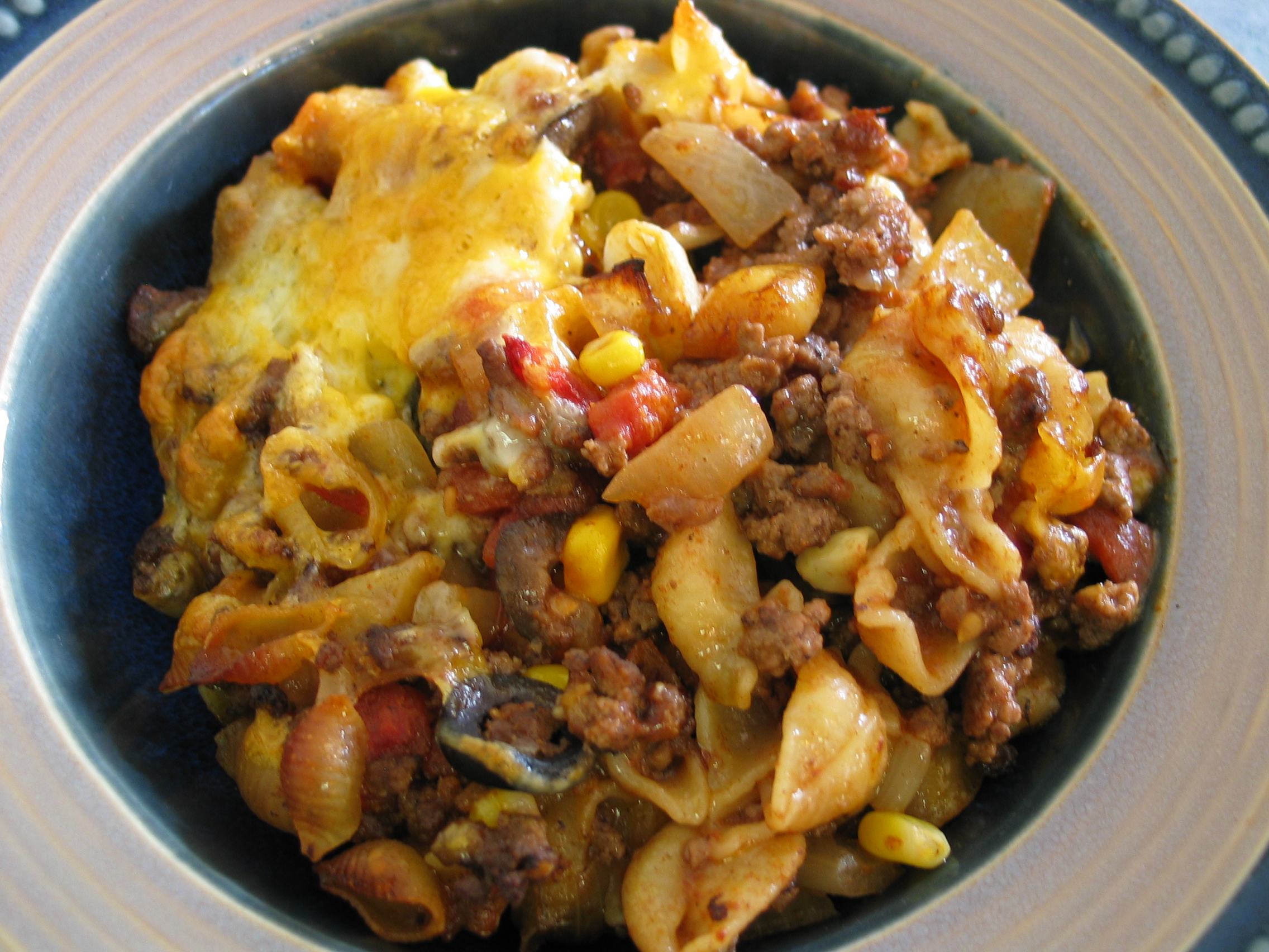 Beef & Corn Noodle Casserole