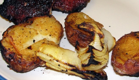 Chargrilled New Potato Skewers