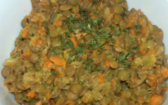 Crunchy Lentil Salad