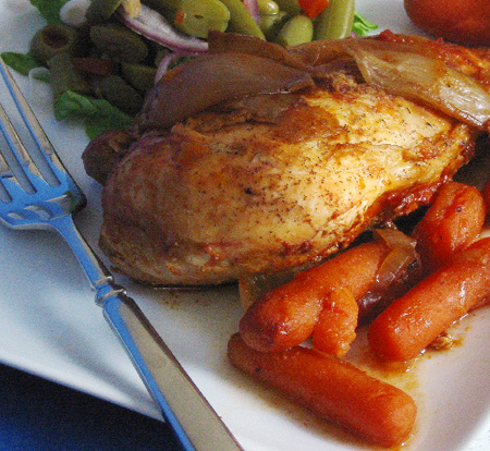 Slow Cooker Bloody Mary Chicken