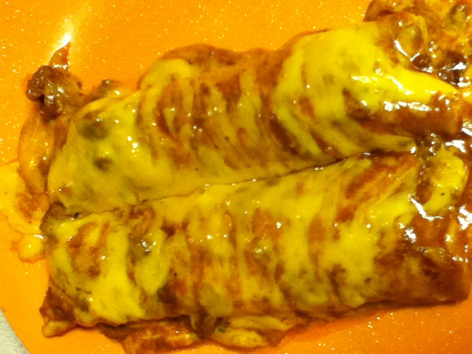 Super Easy Cheese Enchiladas