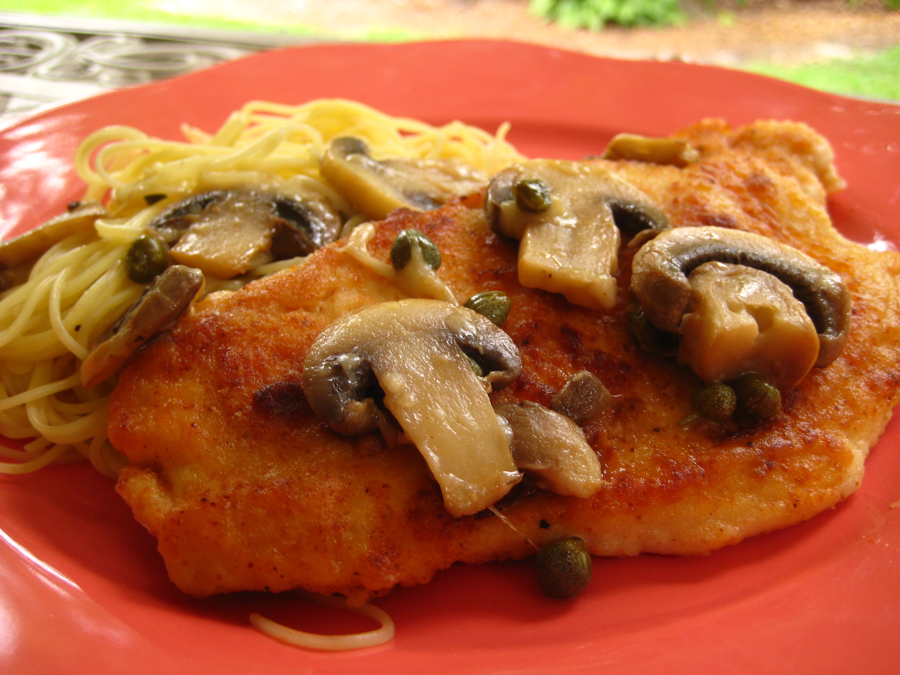 Chicken Piccata With Mushrooms