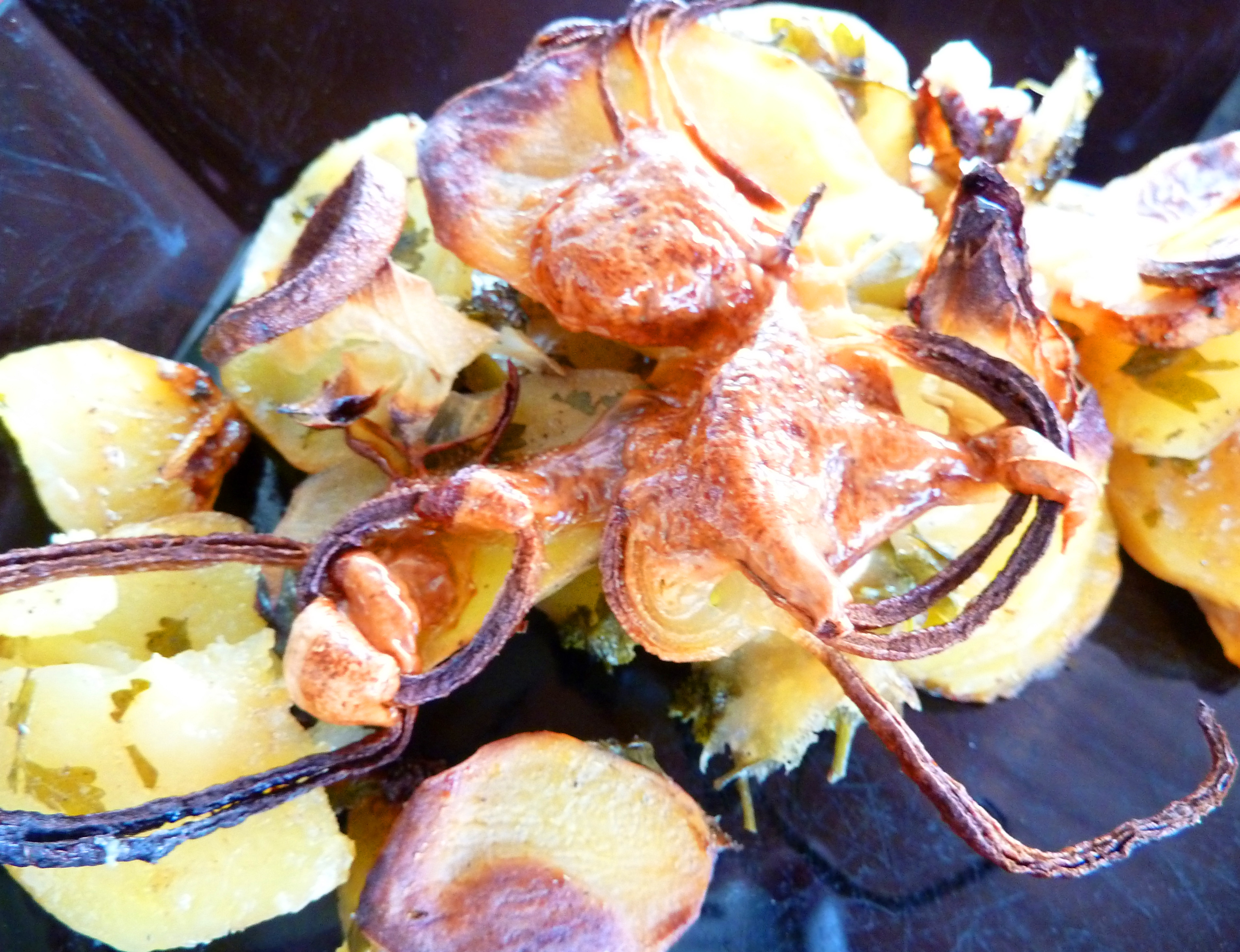 Cheesy Potatoes And Onions For The Grill