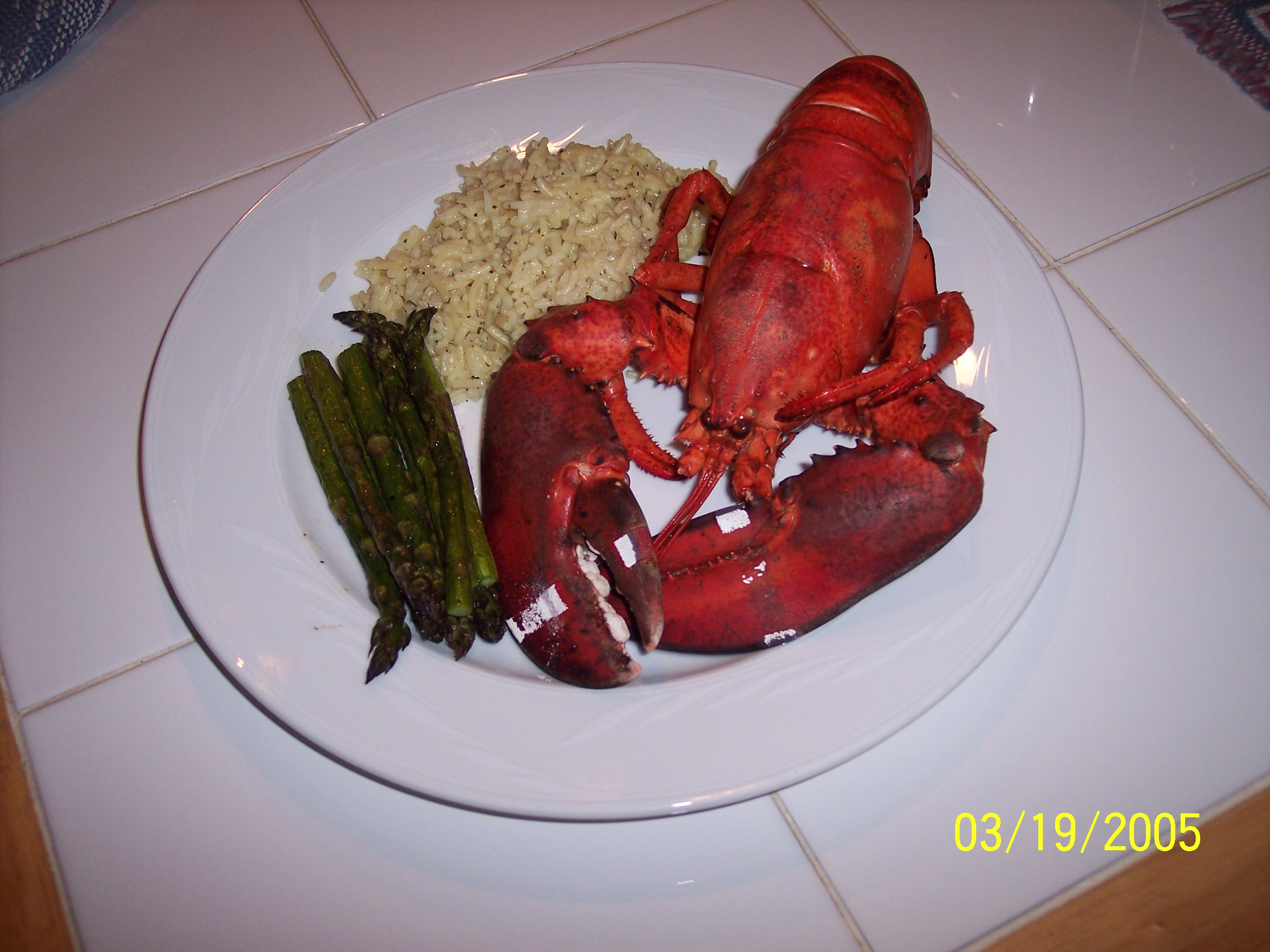 Boiled Maine Lobster