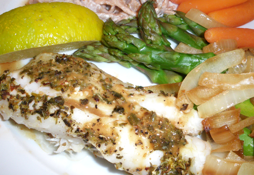 Cod With Oregano