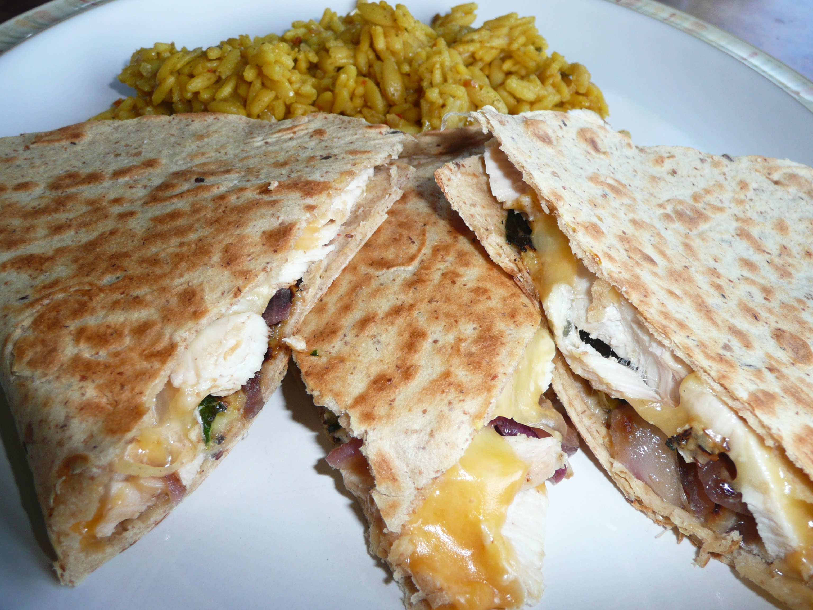 Taco Bell Chicken Quesadillas (Light Version)