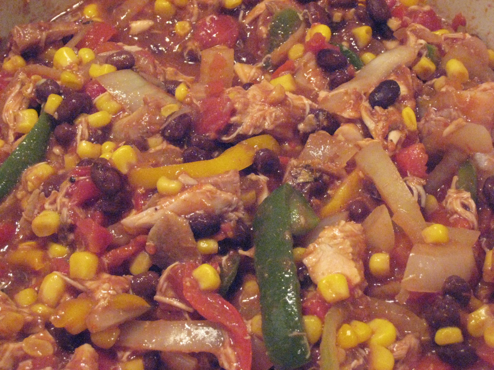 Black Bean Chicken Stew Oamc
