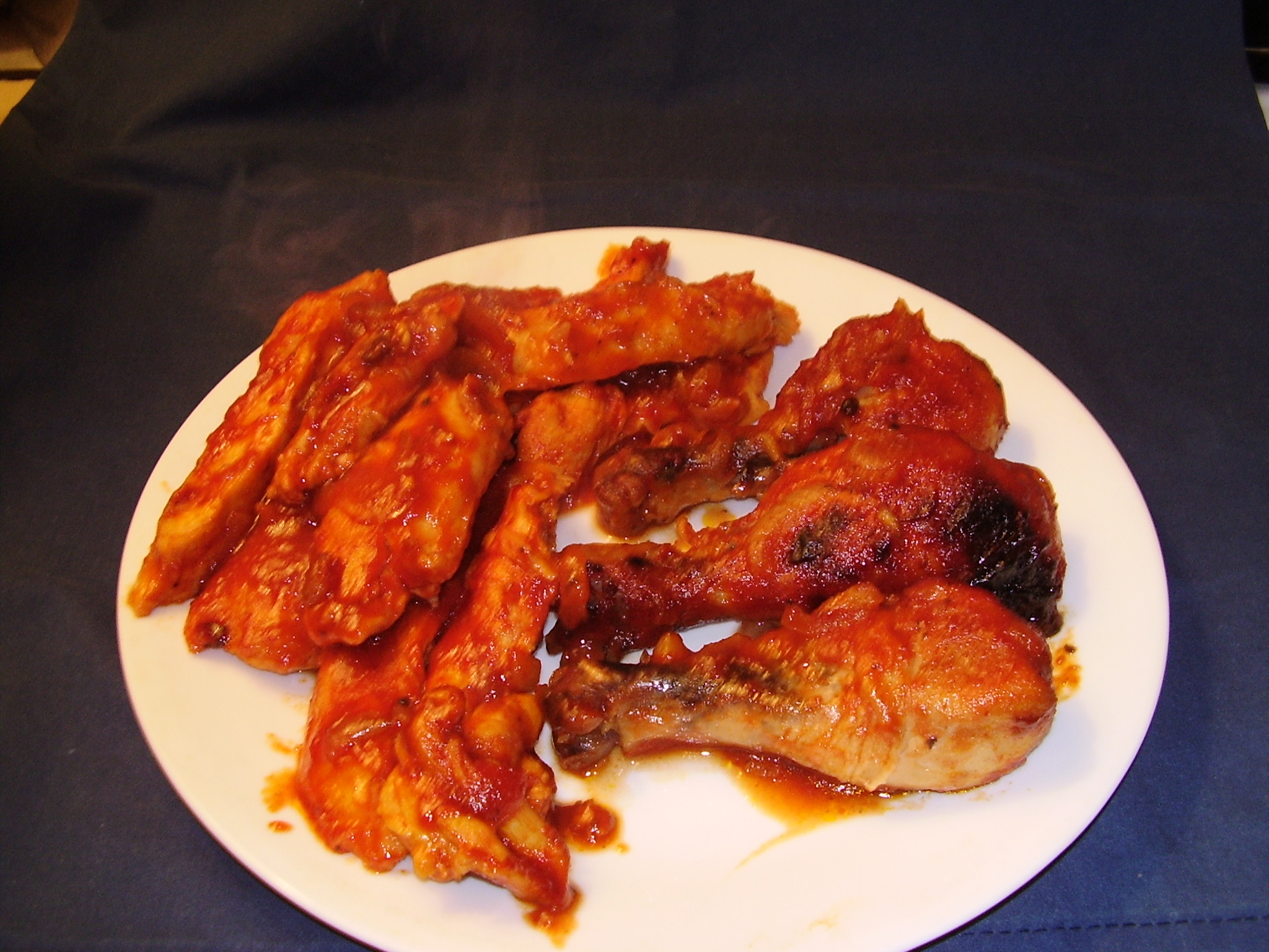 Oven Barbecued Chicken