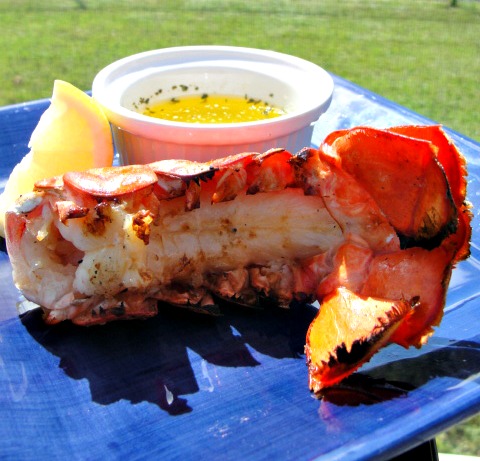 Broiled Lobster Tails For 2