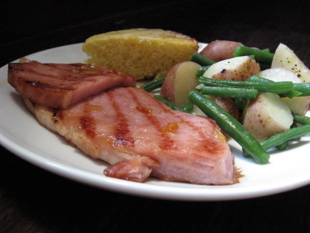 Grilled Ham Steak