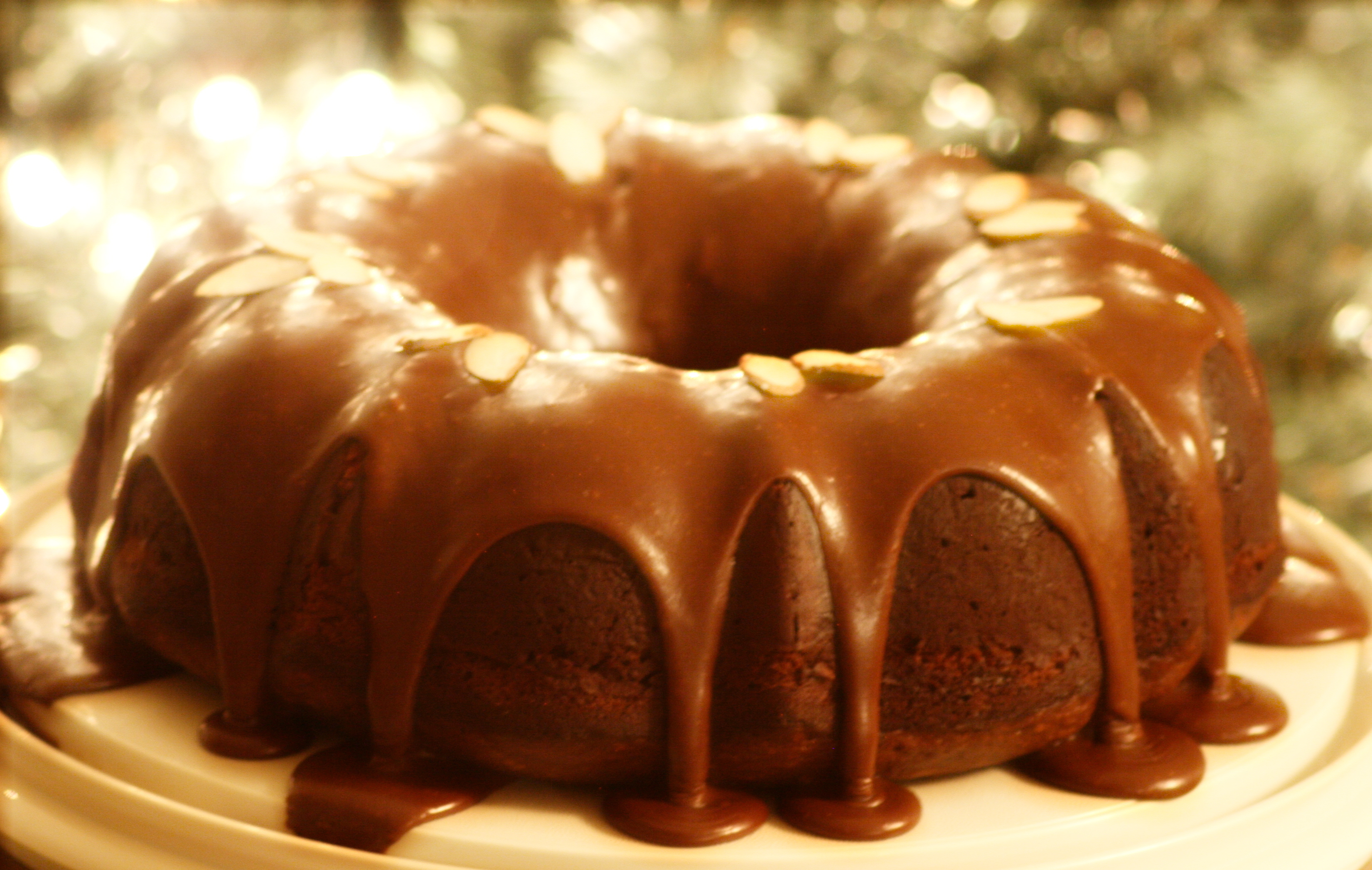 Chocolate! Chocolate! Chocolate! Bundt Cake With Chocolate Glaze