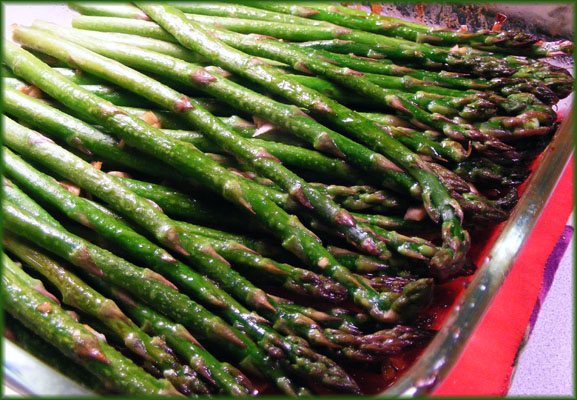 Grilled Soy-Sesame Asparagus