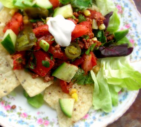 Vegetarian Taco Salad – Low Fat