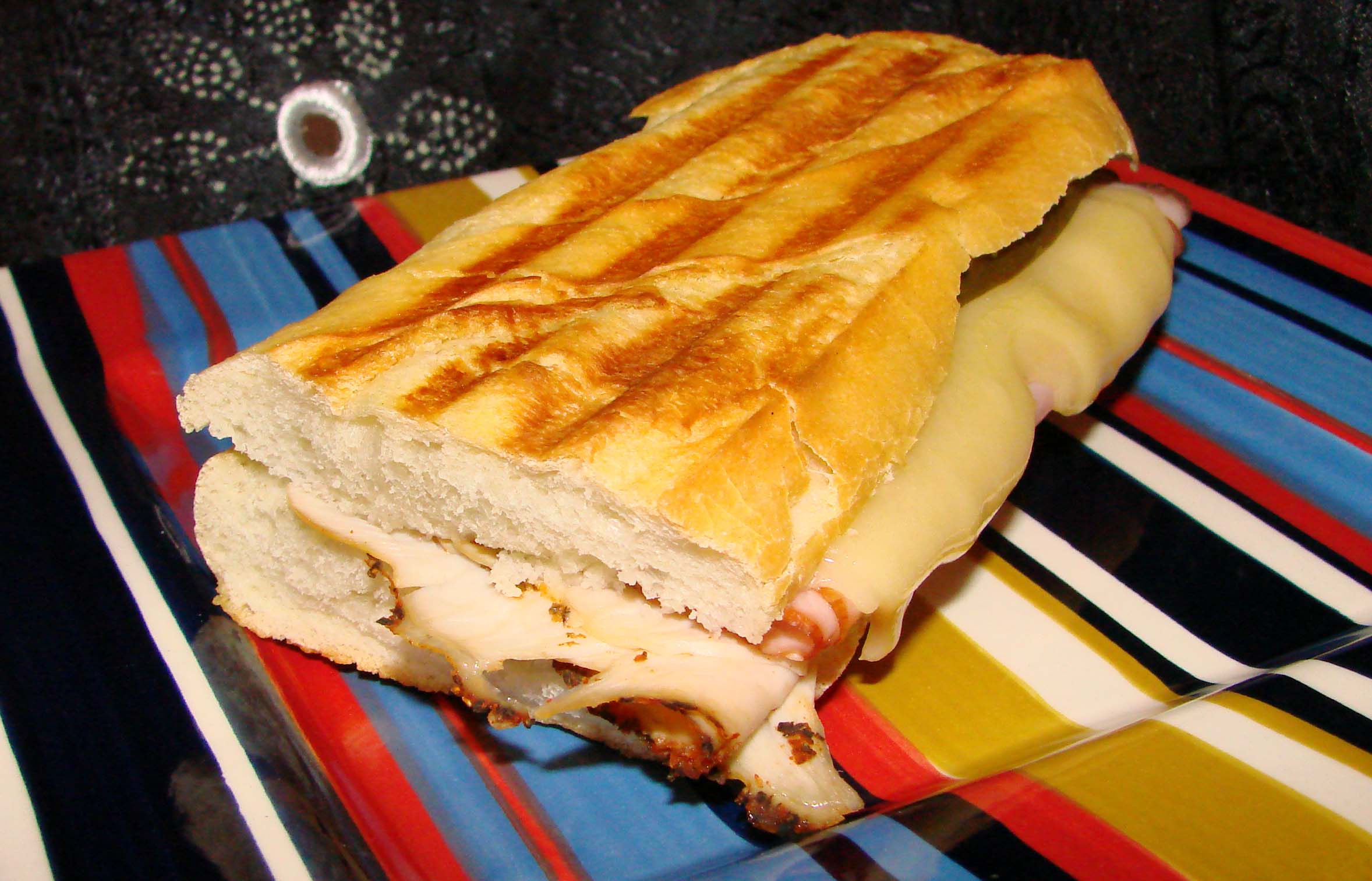Turkey, Ham & Swiss Grilled Cheese