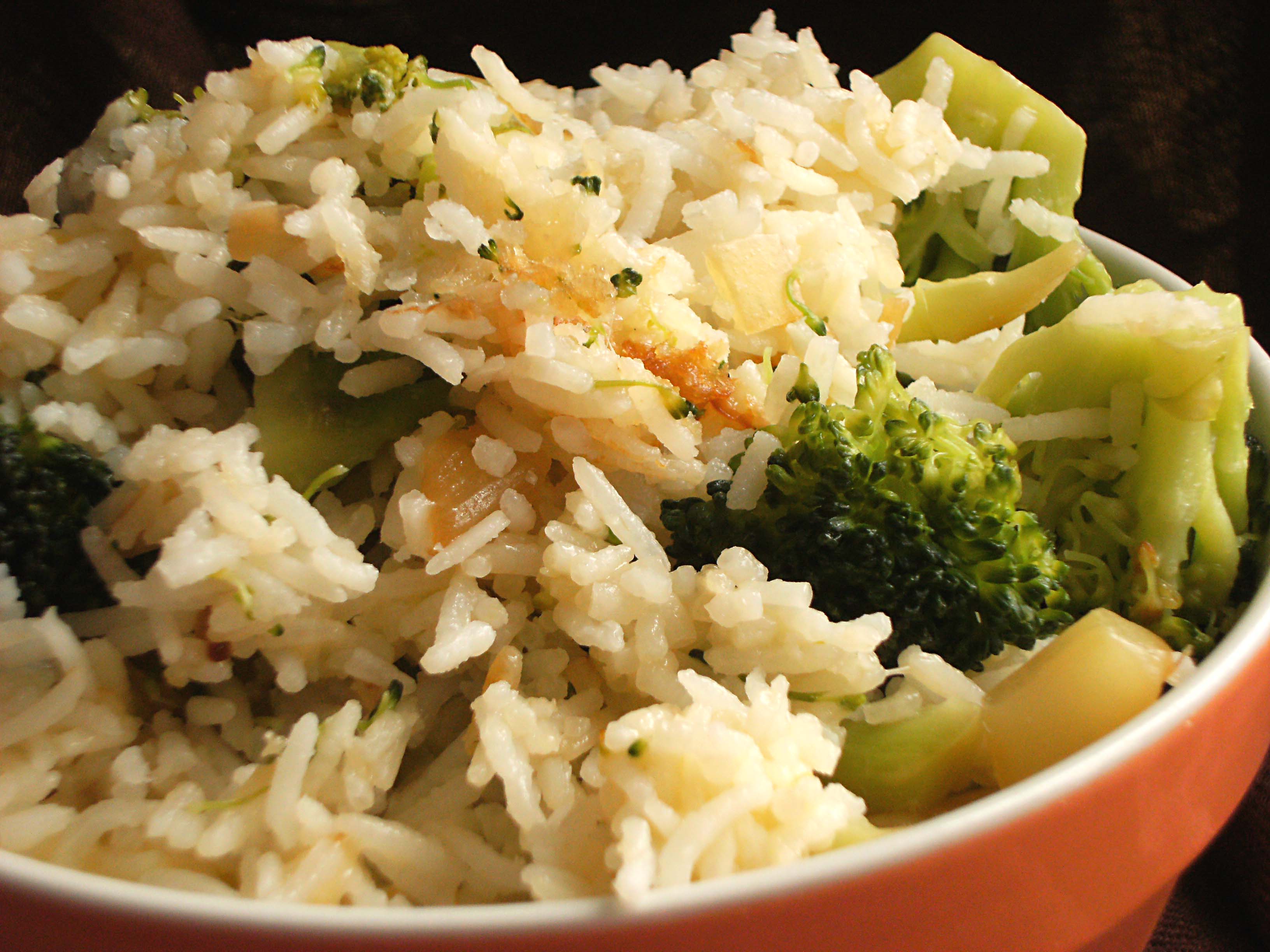Cheesy Rice And Broccoli