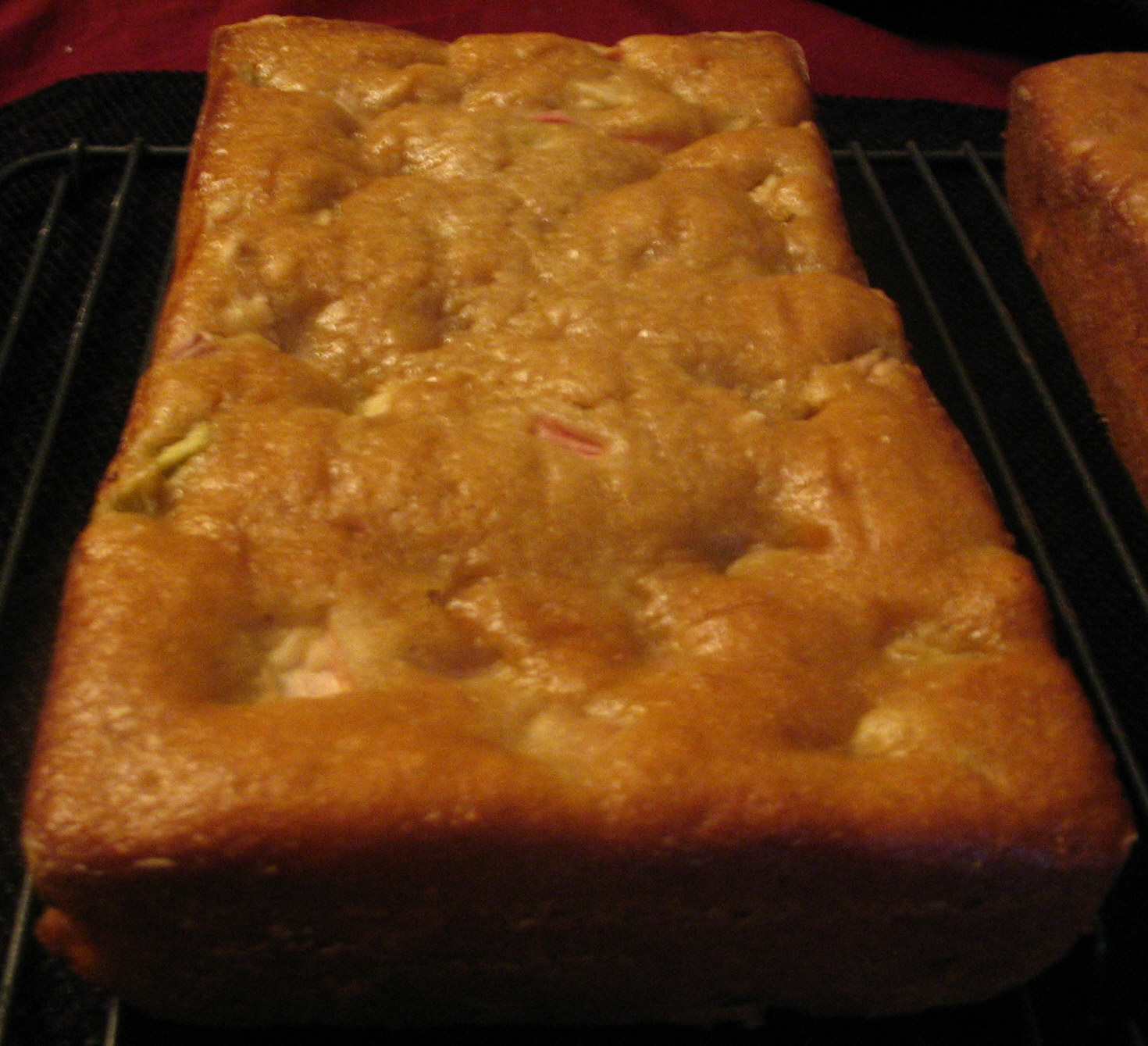 Rhubarb Nut Bread