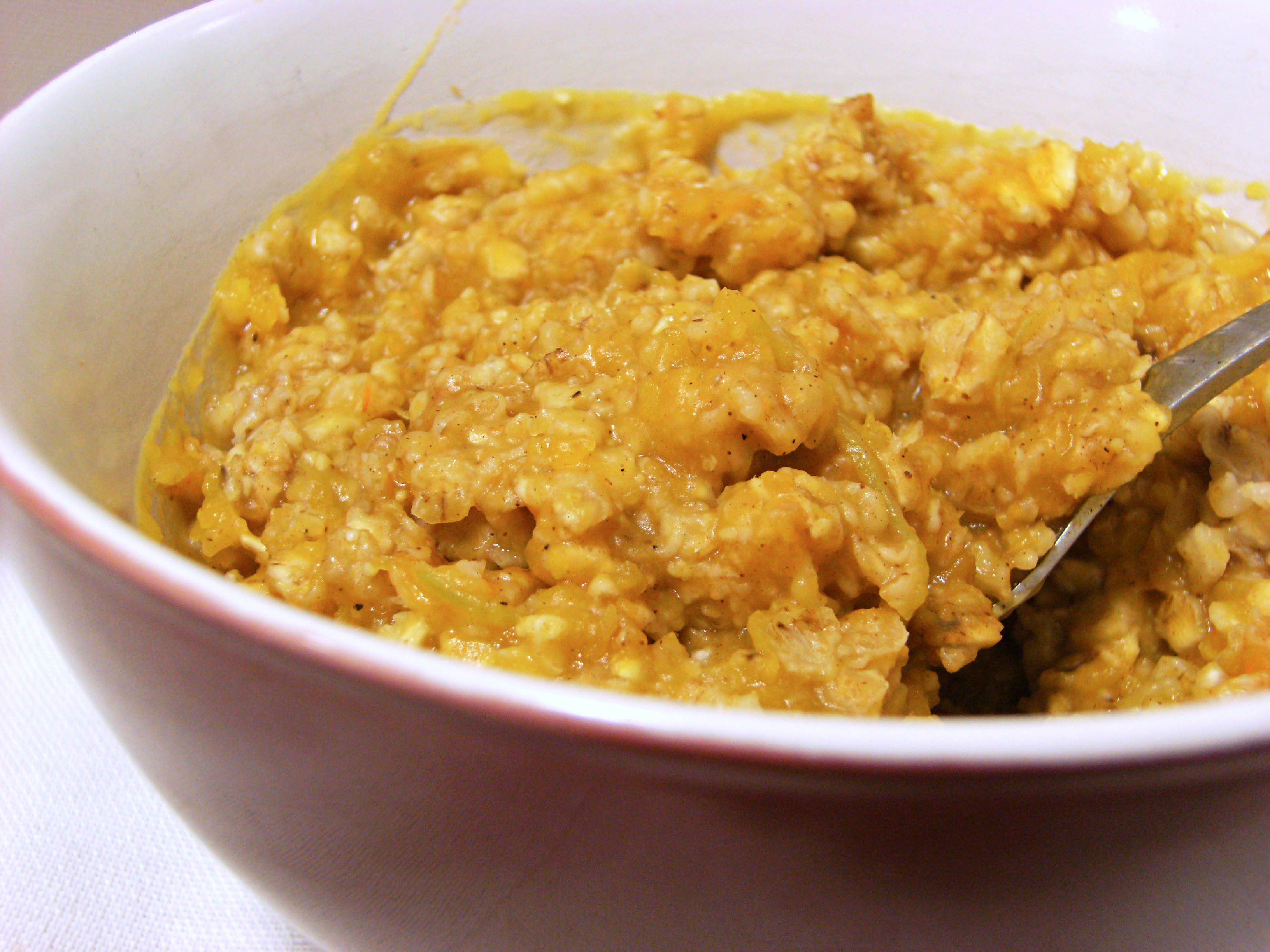 Healthy Pumpkin Pie Oatmeal