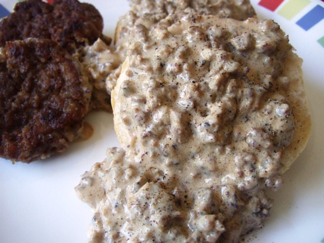 Super Sausage Gravy And Cheater Biscuits