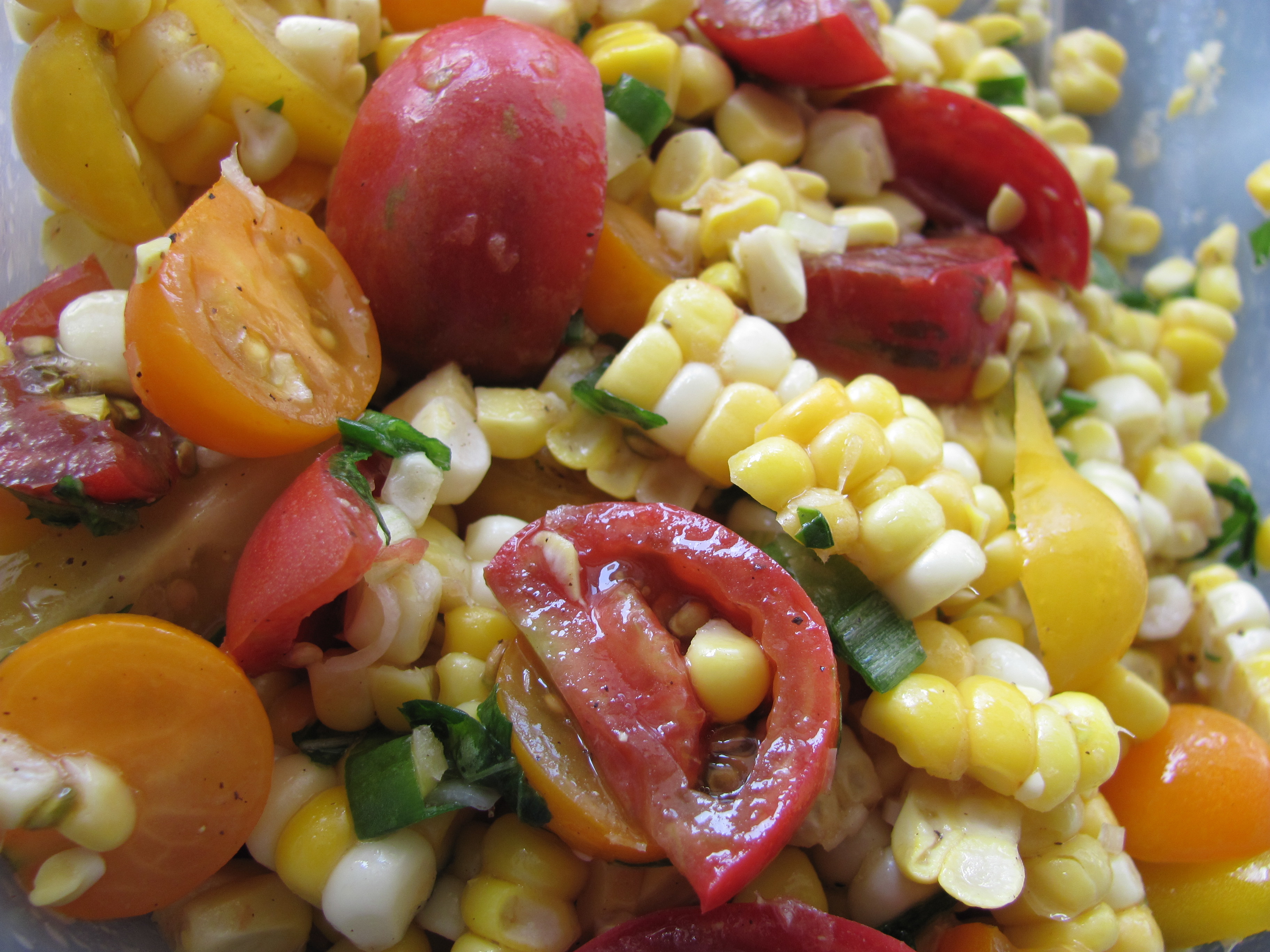 Gardener’S Sweet Corn And Cherry Tomato Salad