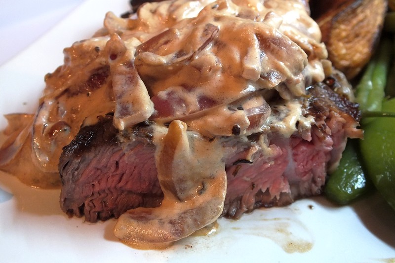 Steak A La Moutarde (Steak With Mustard Cream Sauce)