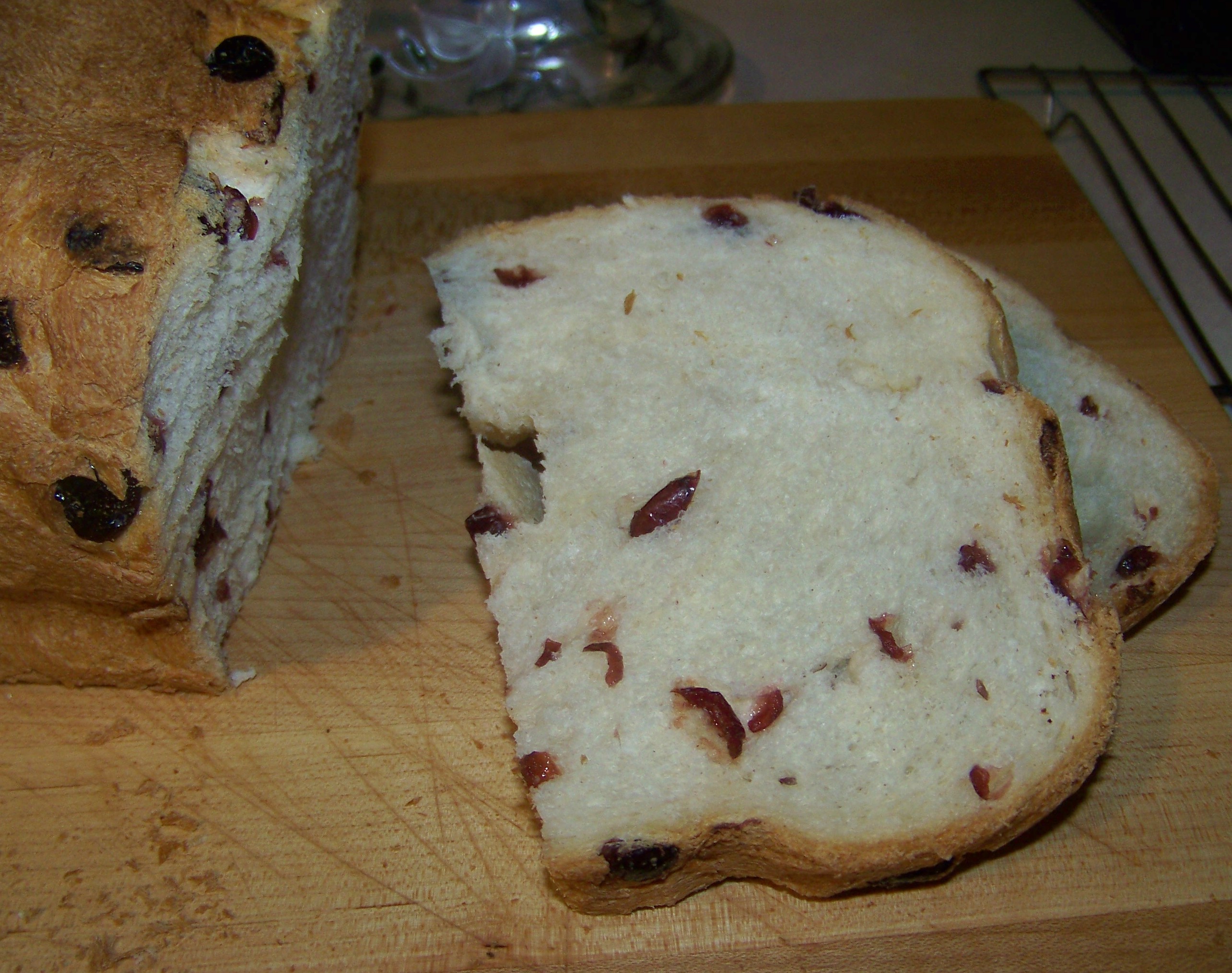 Cranberry Cinnamon Bread (Bread Machine)