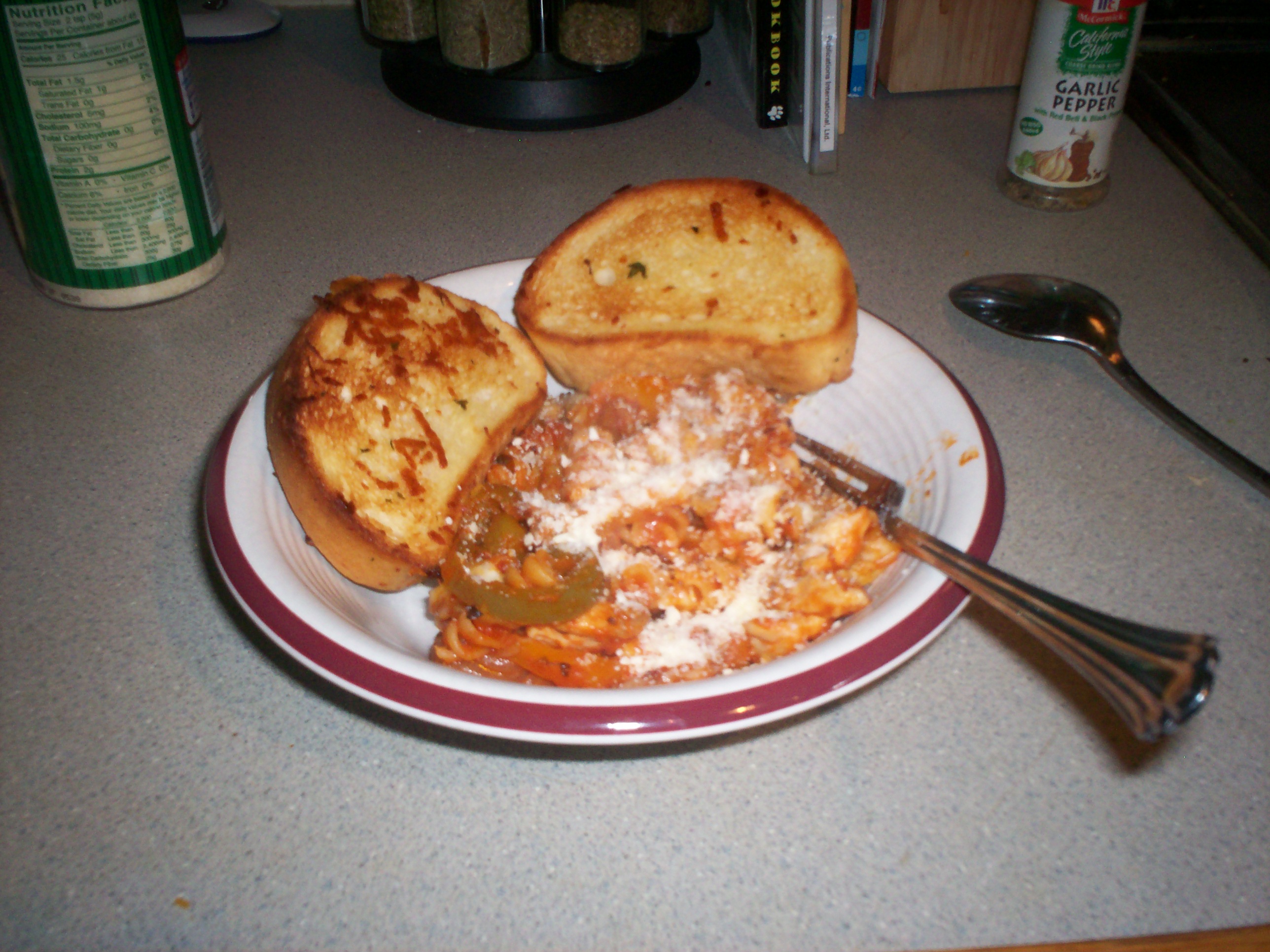 Easy Chicken And Pasta Parmesan